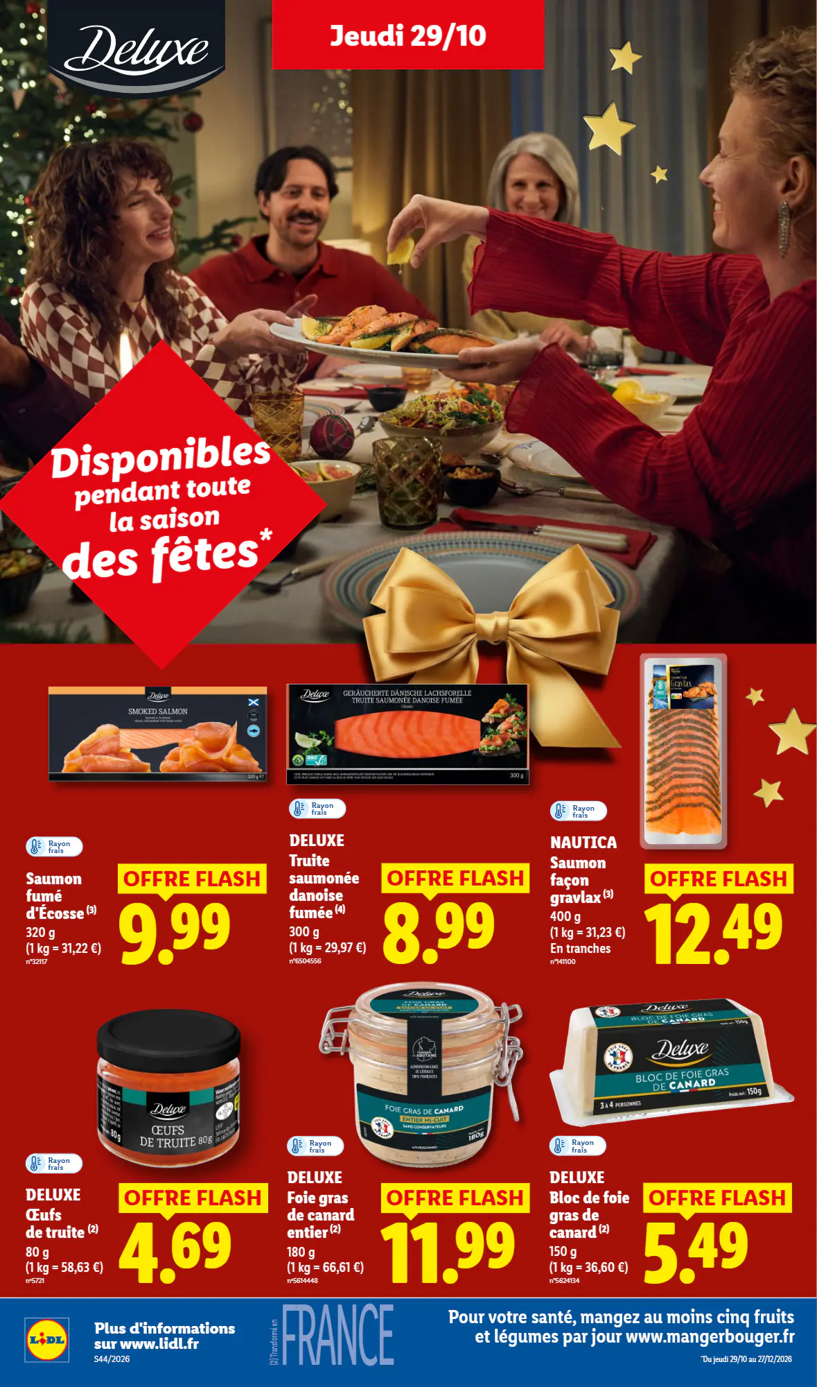 Prospectus promotionnel Lidl valable à partir du 29/10/2026 - Page 22.