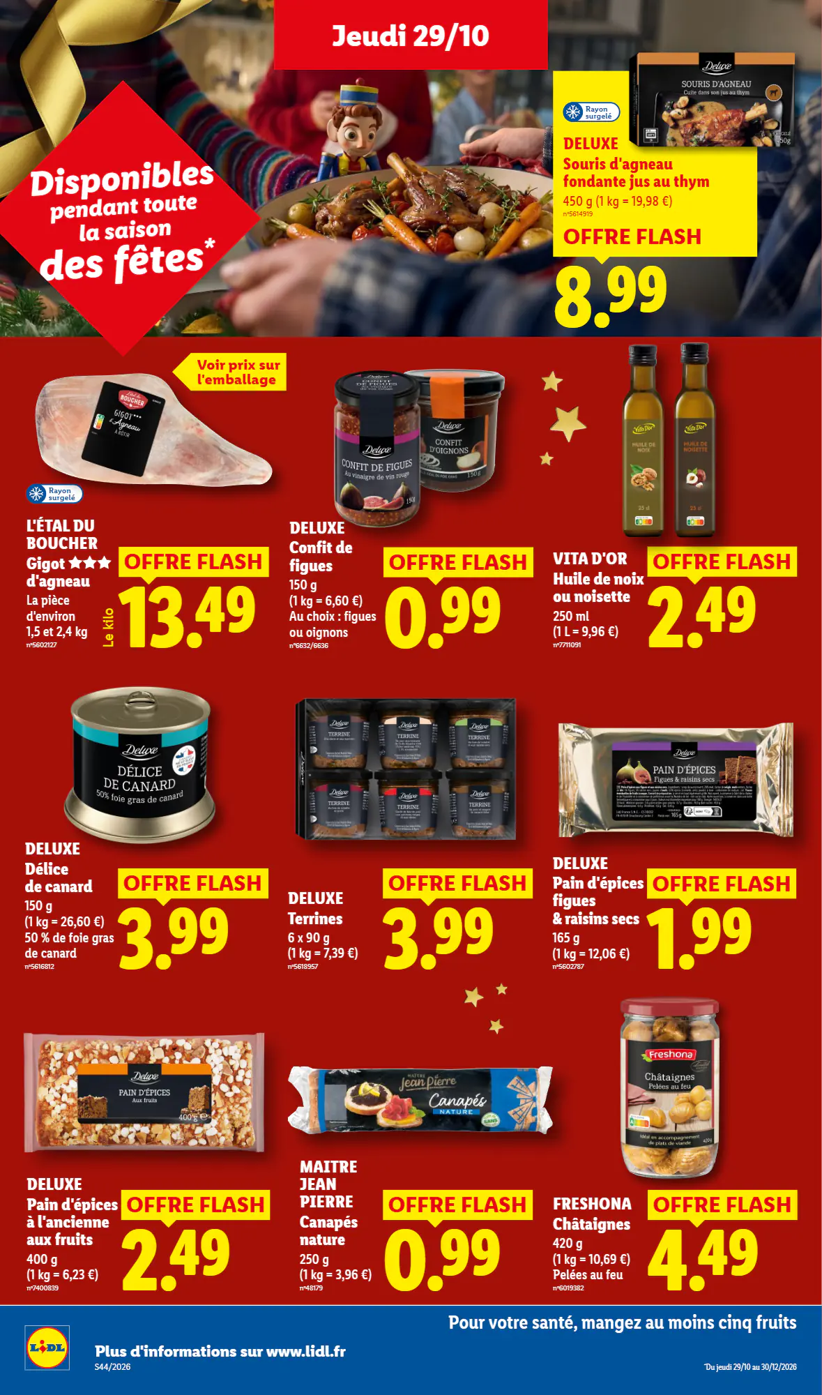 Prospectus promotionnel Lidl valable à partir du 29/10/2026 - Page 24.