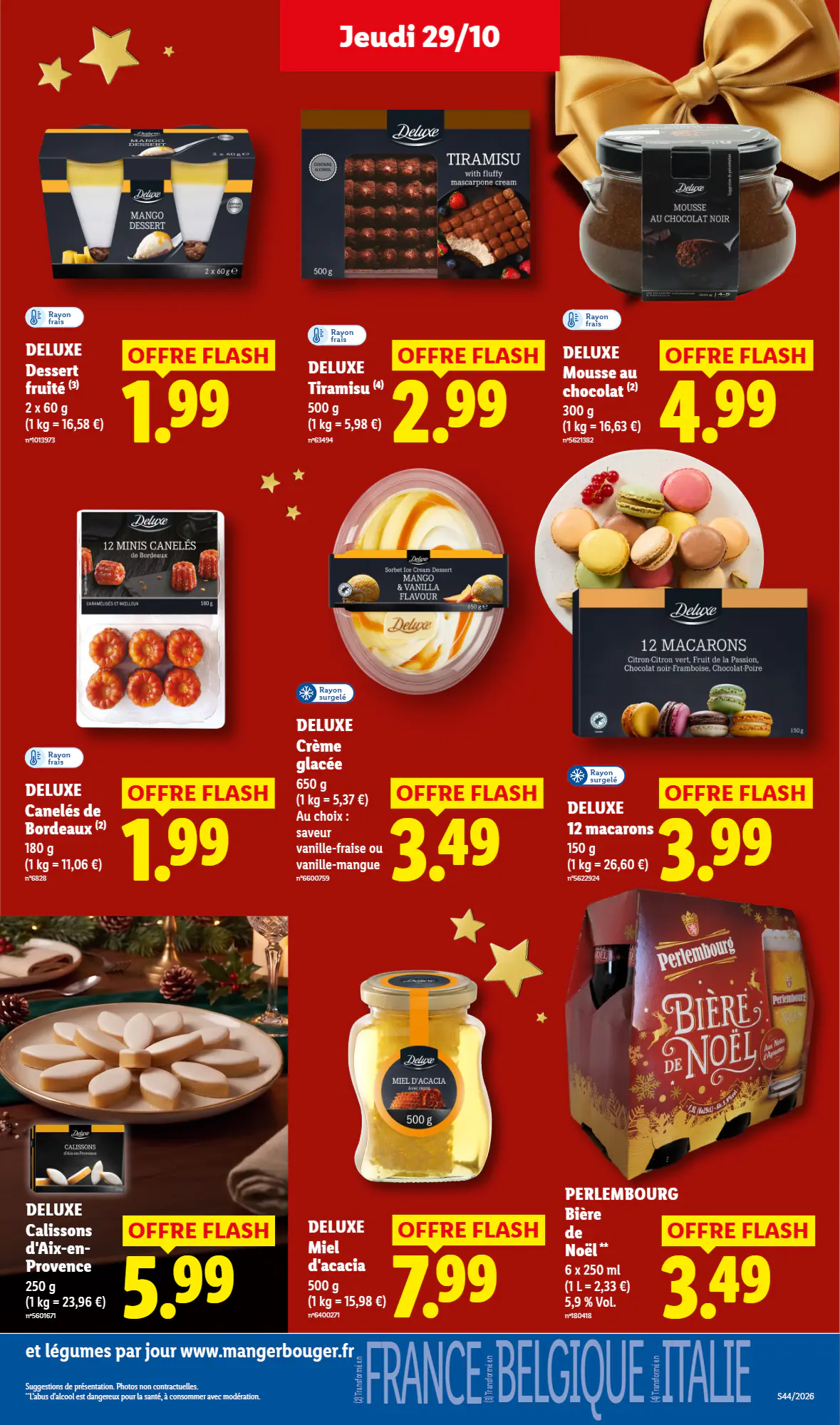 Prospectus promotionnel Lidl valable à partir du 29/10/2026 - Page 25.