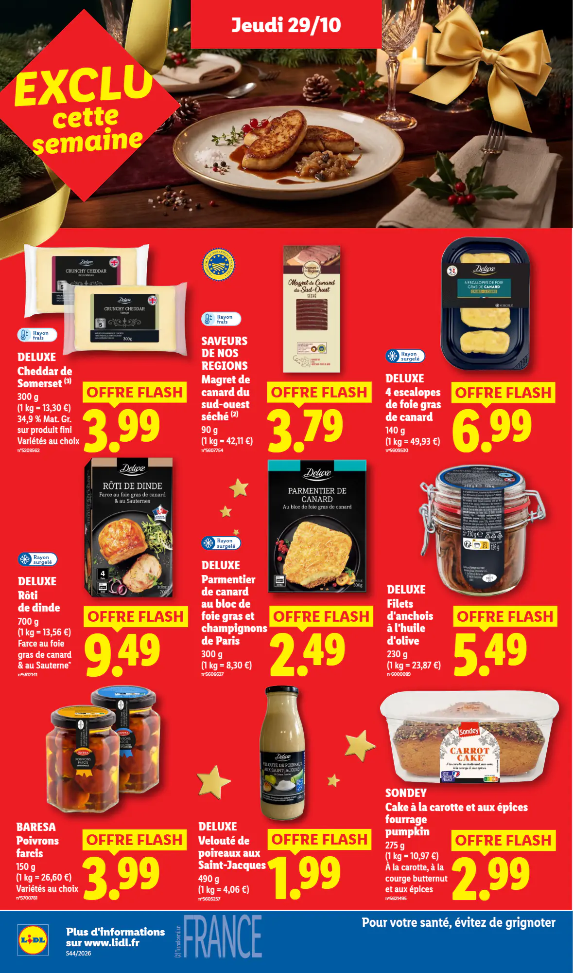 Prospectus promotionnel Lidl valable à partir du 29/10/2026 - Page 26.