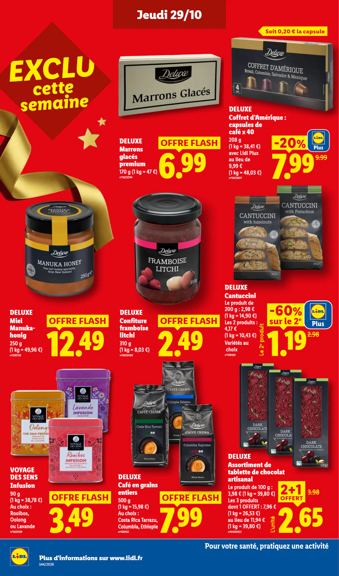 Prospectus promotionnel Lidl valable à partir du 29/10/2026 - Page 28.
