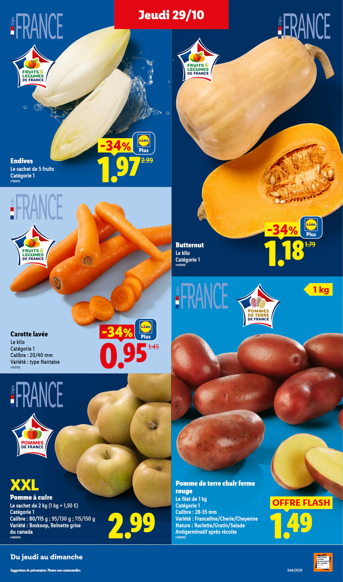 Prospectus promotionnel Lidl valable à partir du 29/10/2026 - Page 3.