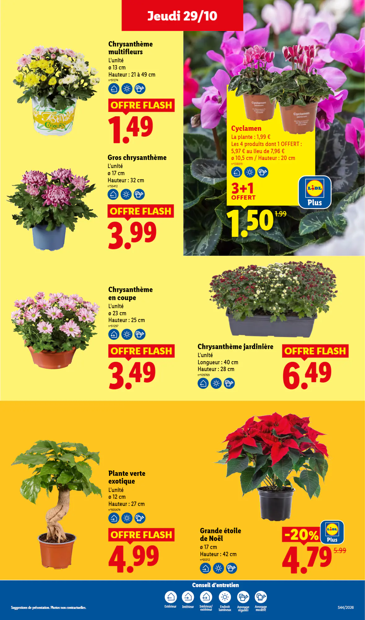 Prospectus promotionnel Lidl valable à partir du 29/10/2026 - Page 33.
