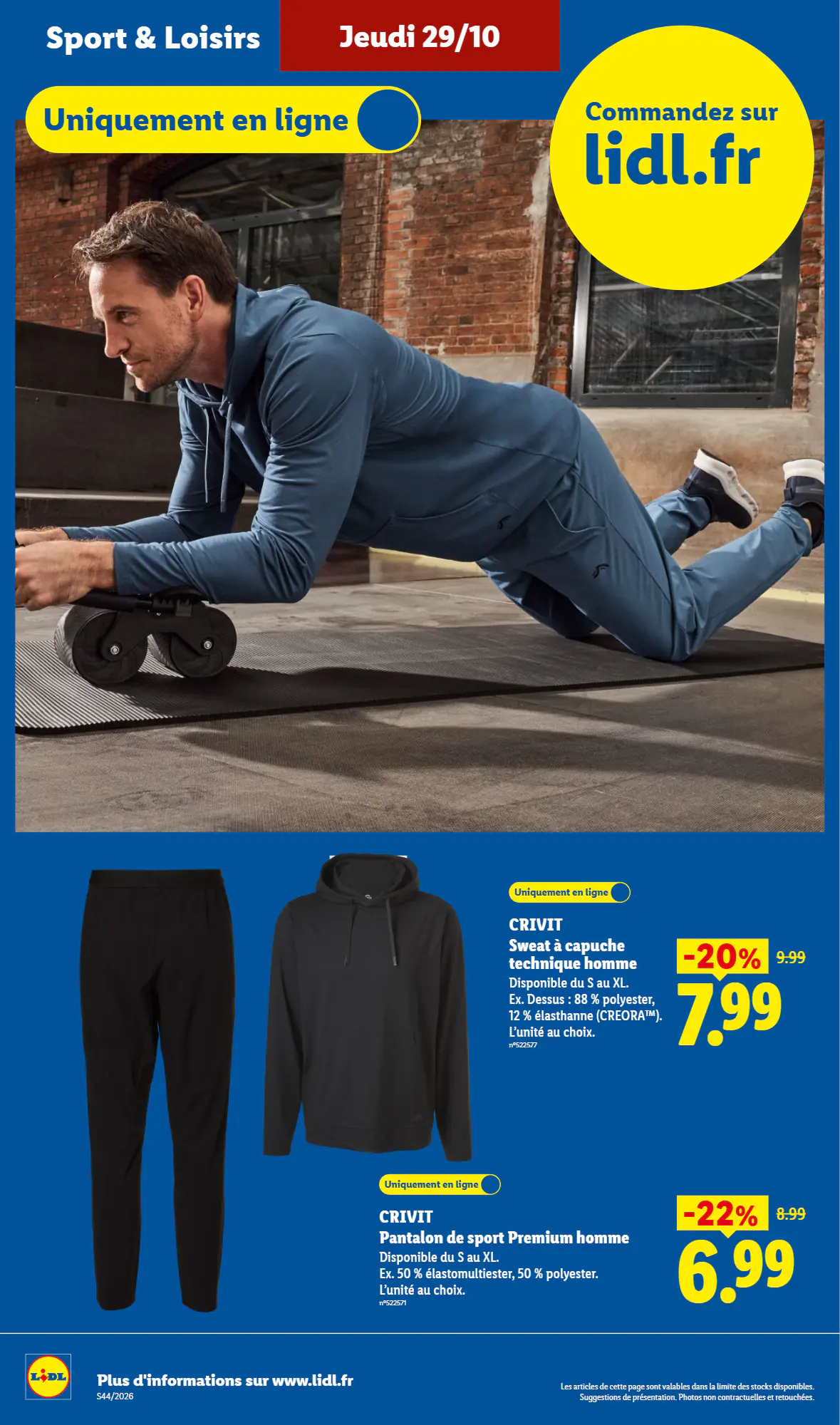 Prospectus promotionnel Lidl valable à partir du 29/10/2026 - Page 36.