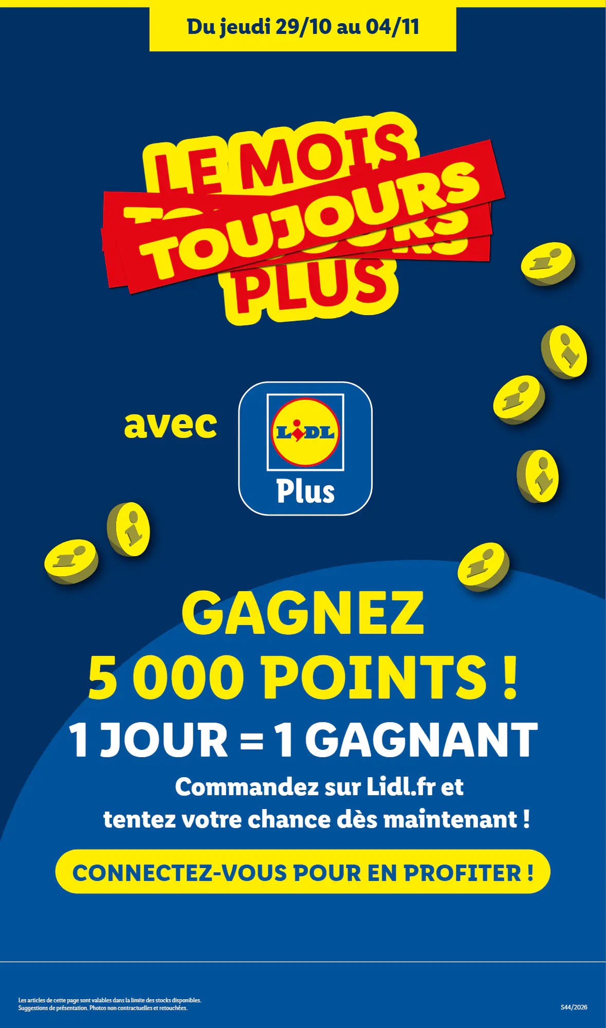 Prospectus promotionnel Lidl valable à partir du 29/10/2026 - Page 39.