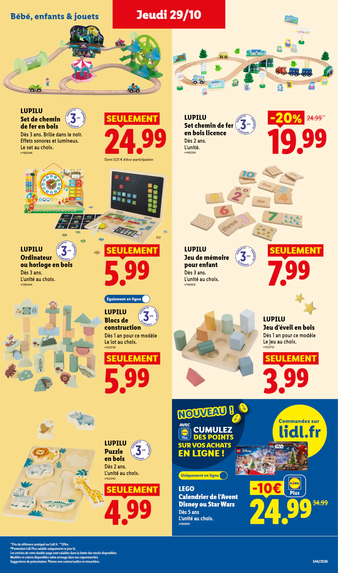 Prospectus promotionnel Lidl valable à partir du 29/10/2026 - Page 43.