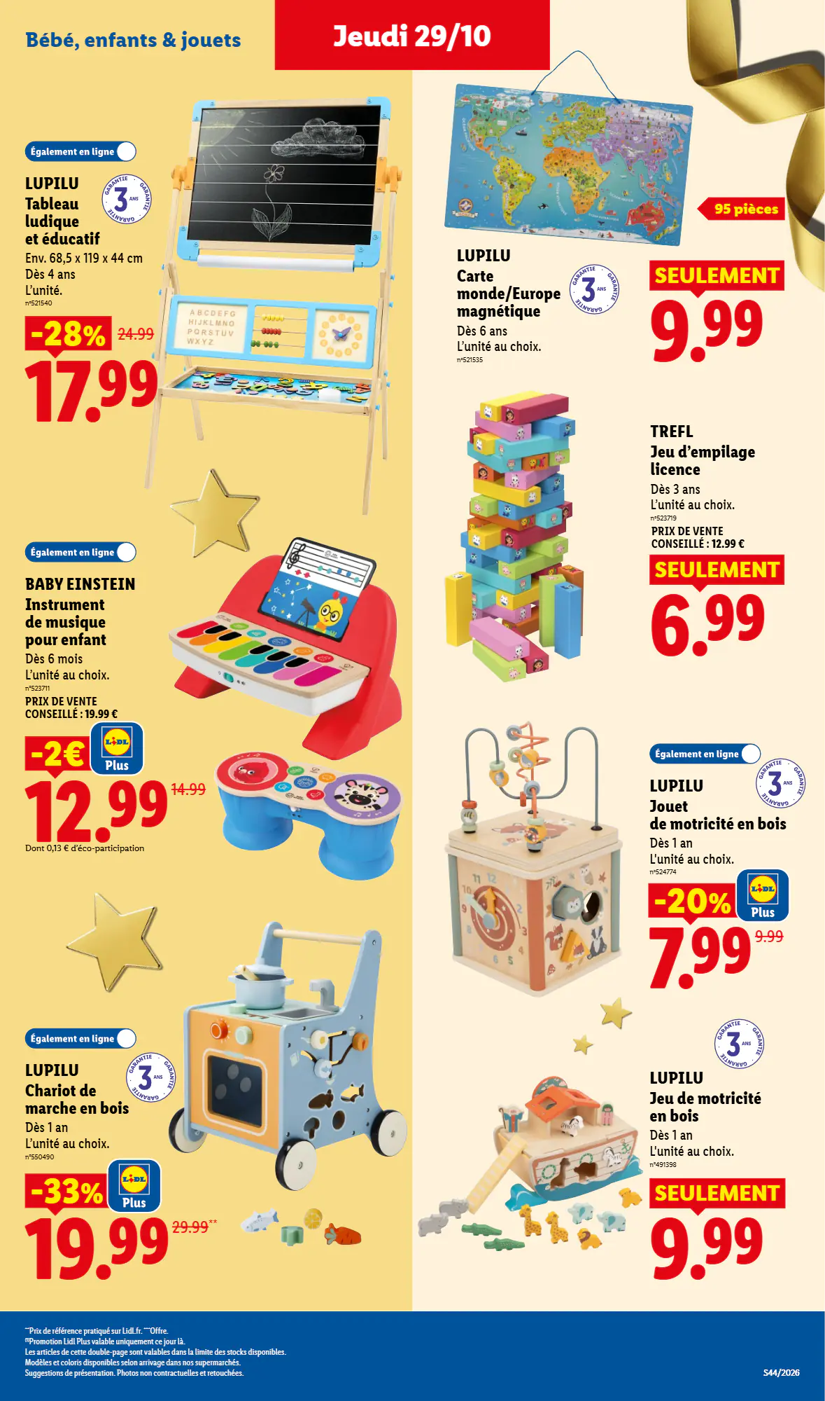 Prospectus promotionnel Lidl valable à partir du 29/10/2026 - Page 45.