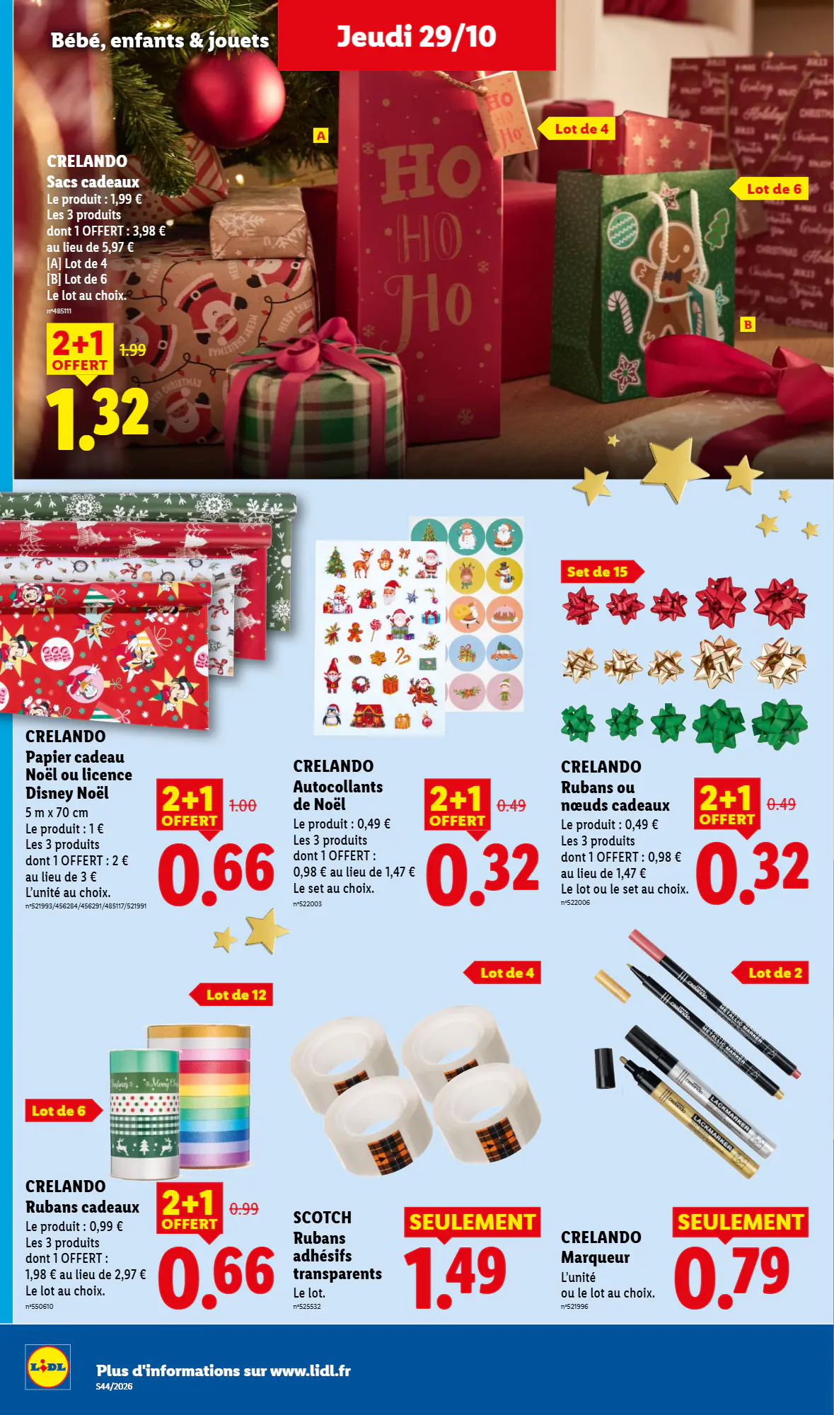 Prospectus promotionnel Lidl valable à partir du 29/10/2026 - Page 46.