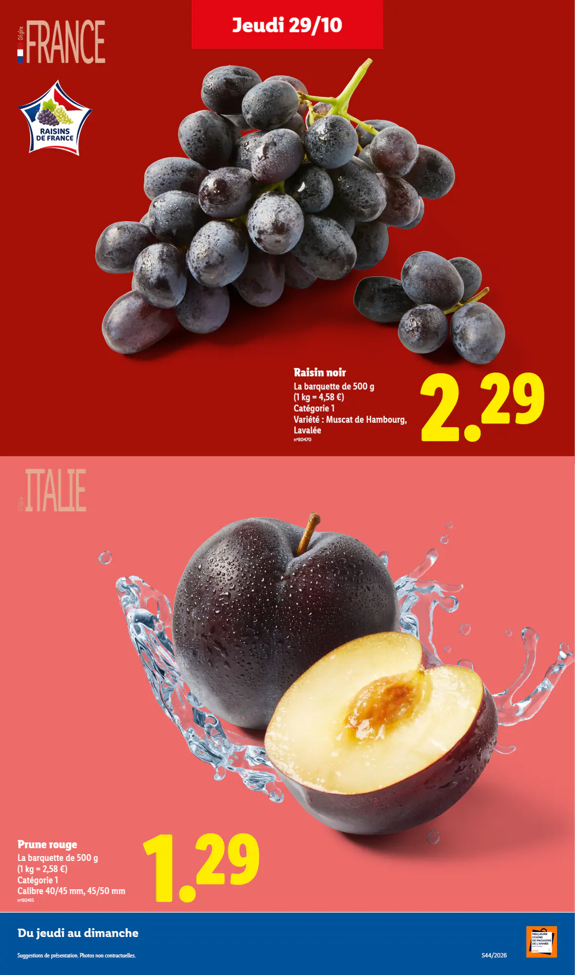 Prospectus promotionnel Lidl valable à partir du 29/10/2026 - Page 5.