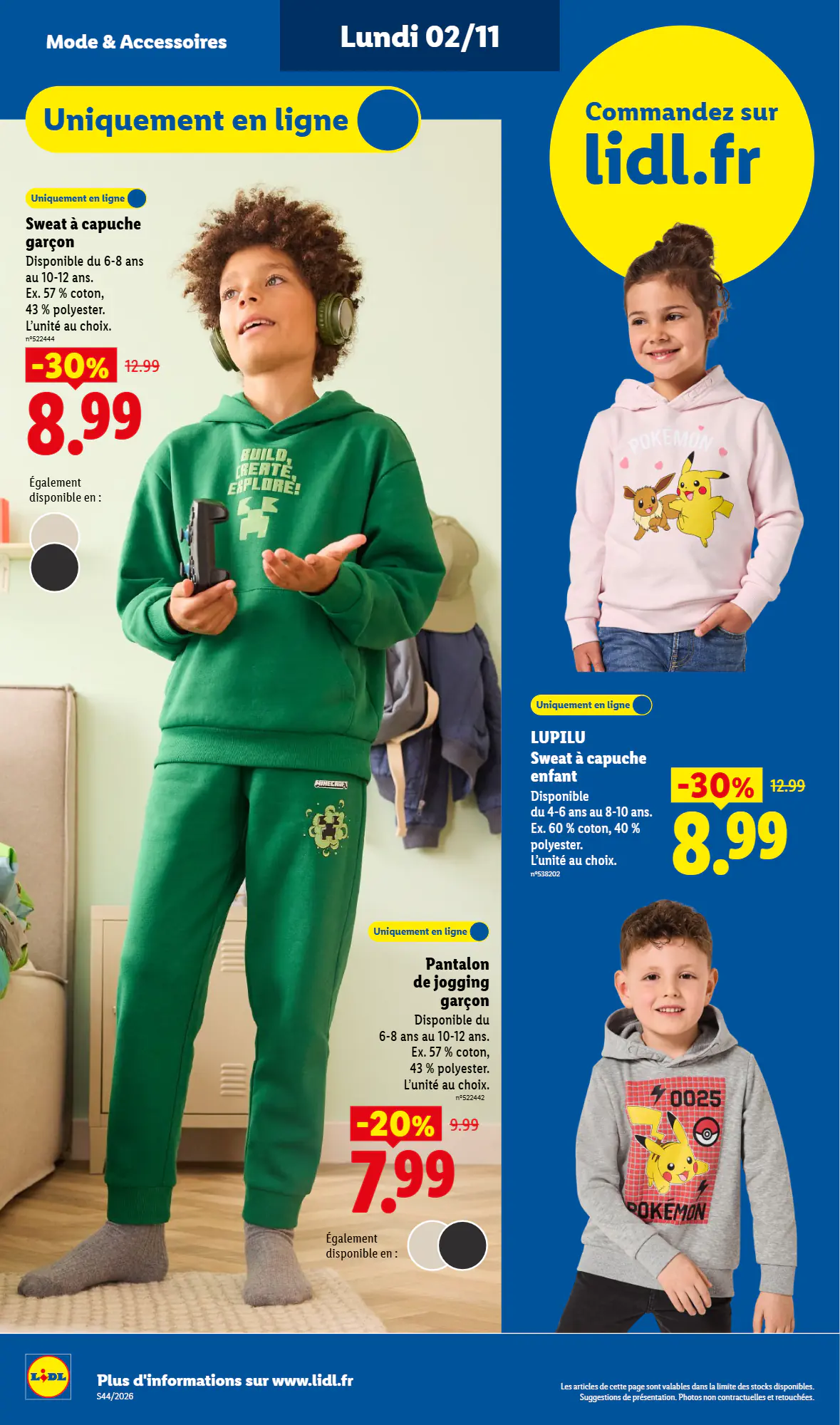 Prospectus promotionnel Lidl valable à partir du 29/10/2026 - Page 52.