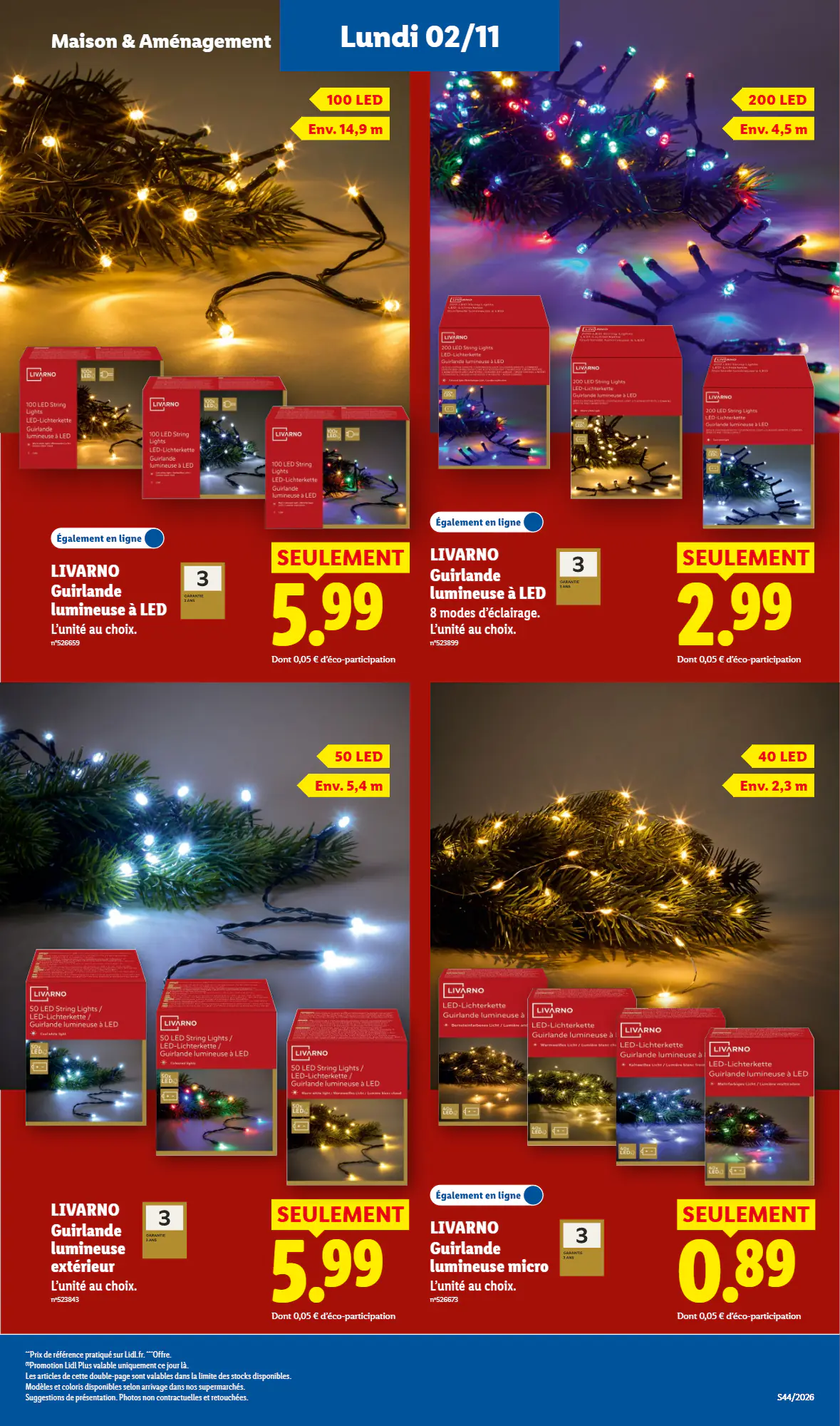 Prospectus promotionnel Lidl valable à partir du 29/10/2026 - Page 57.
