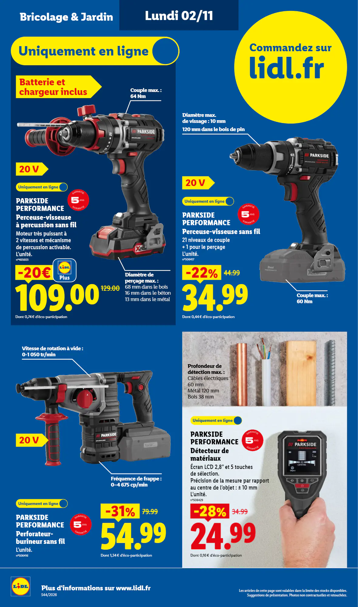 Prospectus promotionnel Lidl valable à partir du 29/10/2026 - Page 8.