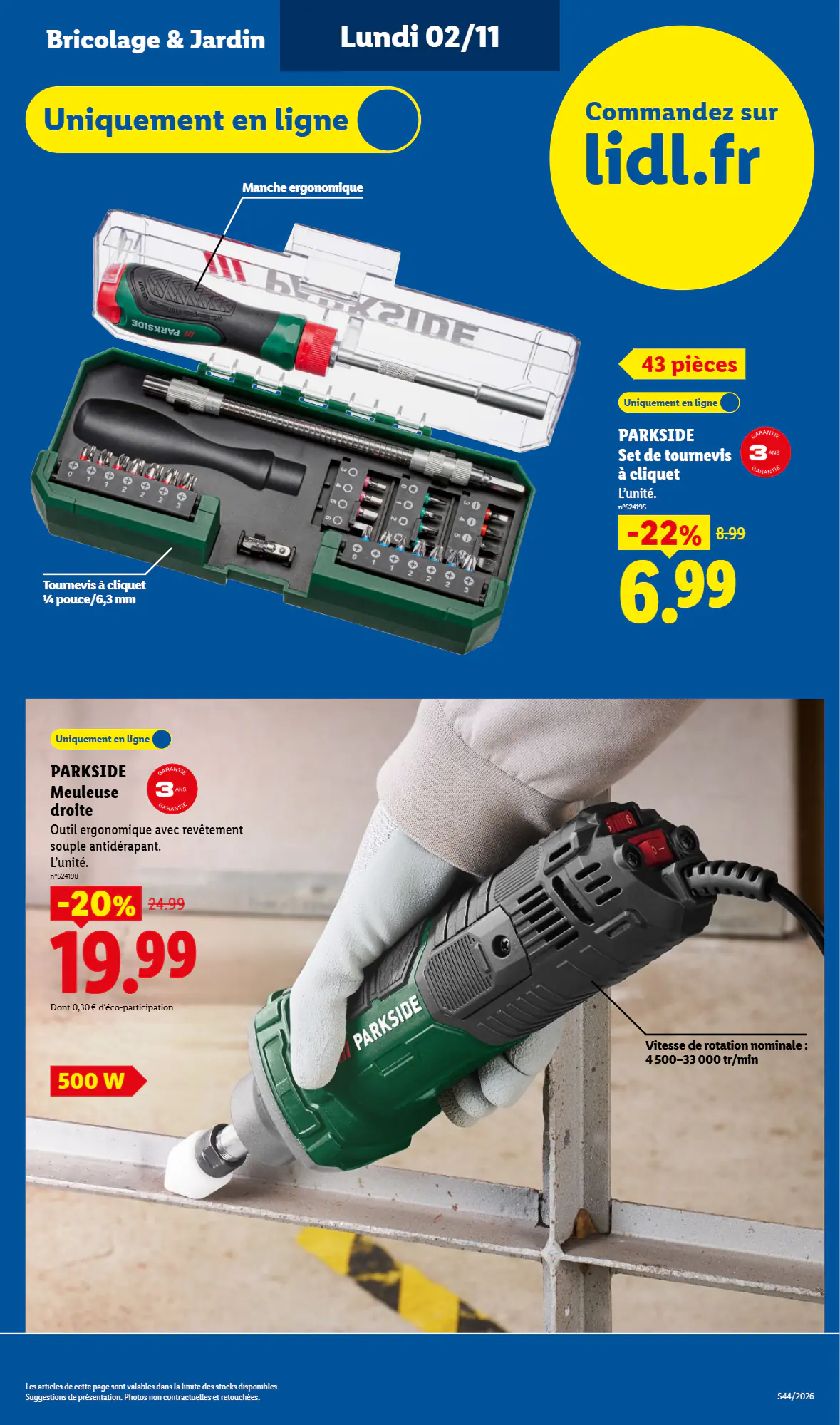 Prospectus promotionnel Lidl valable à partir du 29/10/2026 - Page 9.