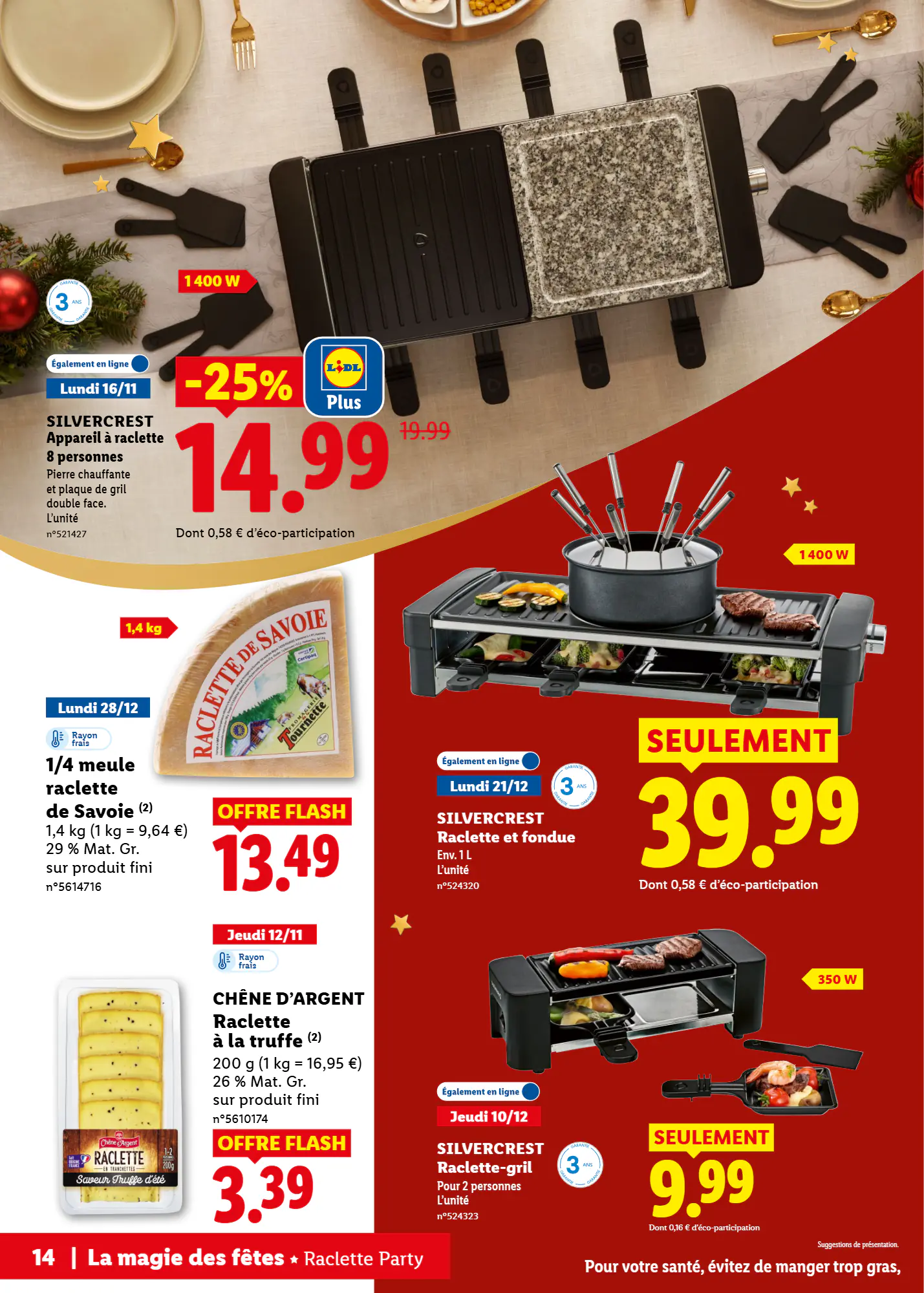 Prospectus promotionnel Lidl valable à partir du 29/10/2026 - Page 14.