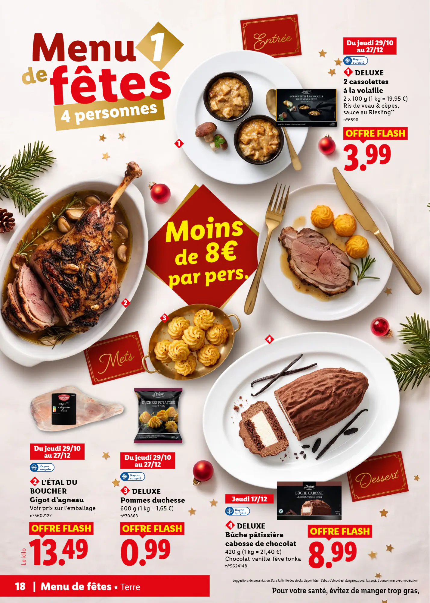 Prospectus promotionnel Lidl valable à partir du 29/10/2026 - Page 18.