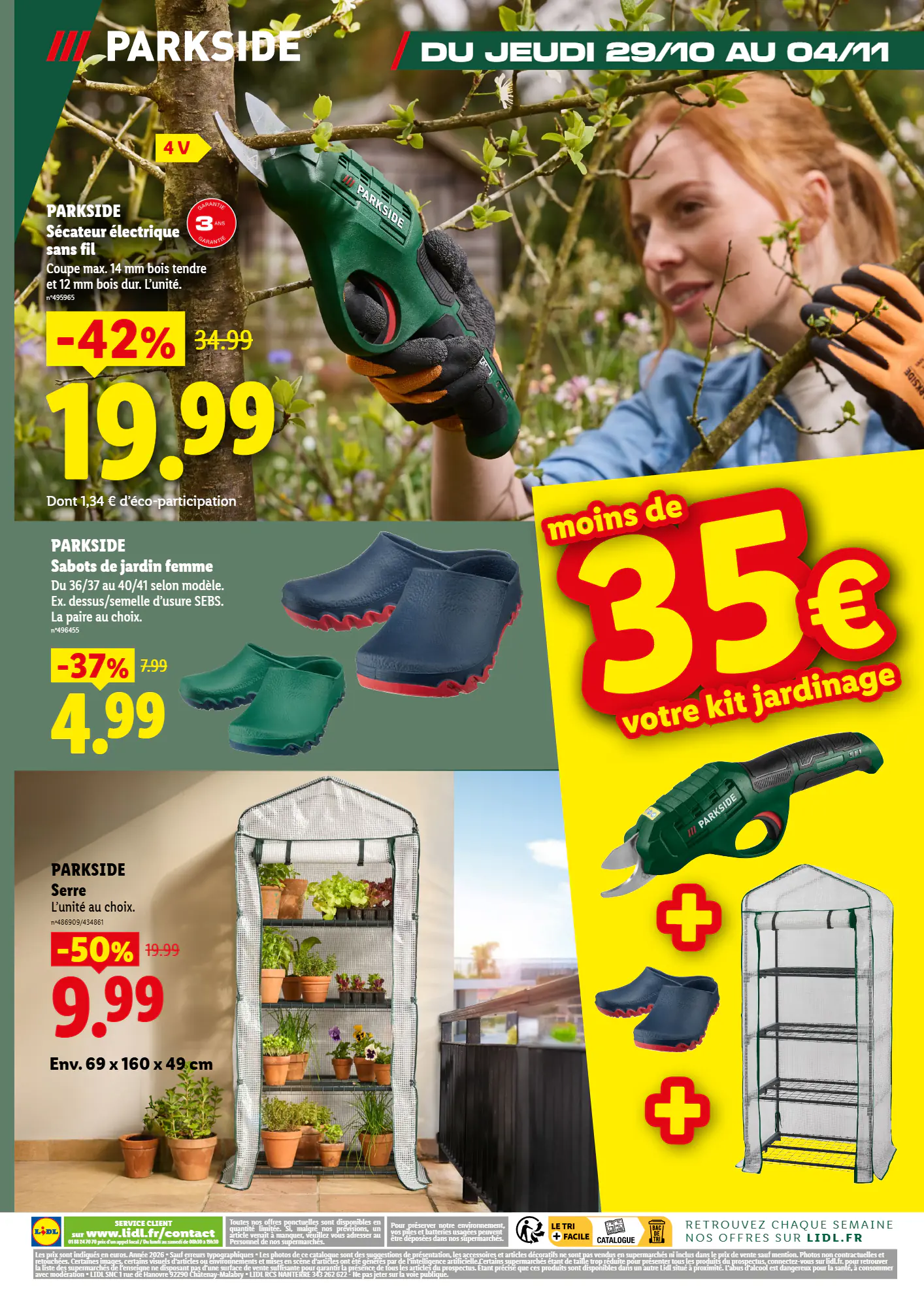 Prospectus promotionnel Lidl valable à partir du 29/10/2026 - Page 4.