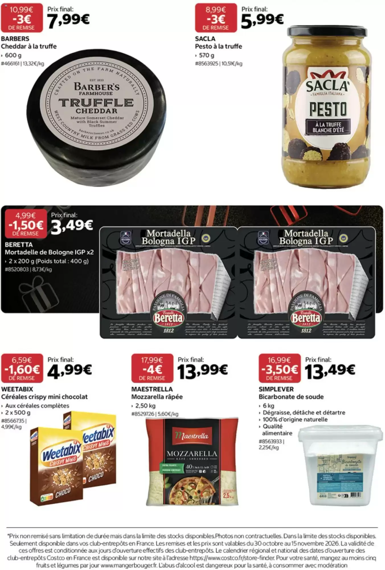 Prospectus promotionnel Costco valable à partir du 30/10/2026 - Page 7.