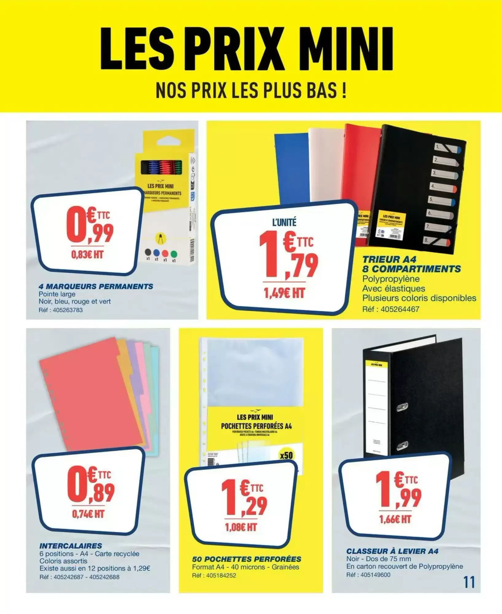 Prospectus promotionnel Bureau Vallée valable à partir du 01/11/2026 - Page 11.