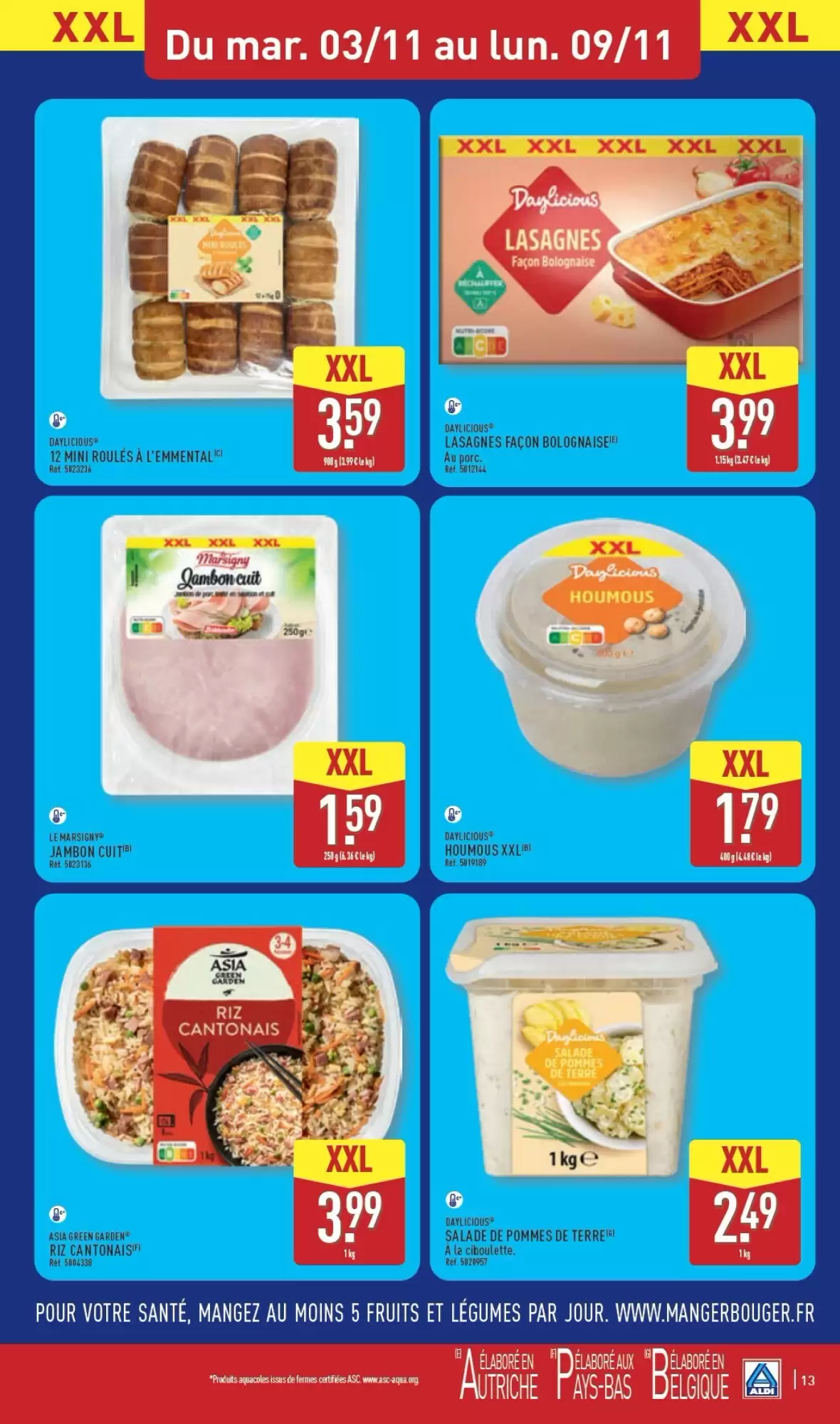 Prospectus promotionnel ALDI valable à partir du 03/11/2026 - Page 17.