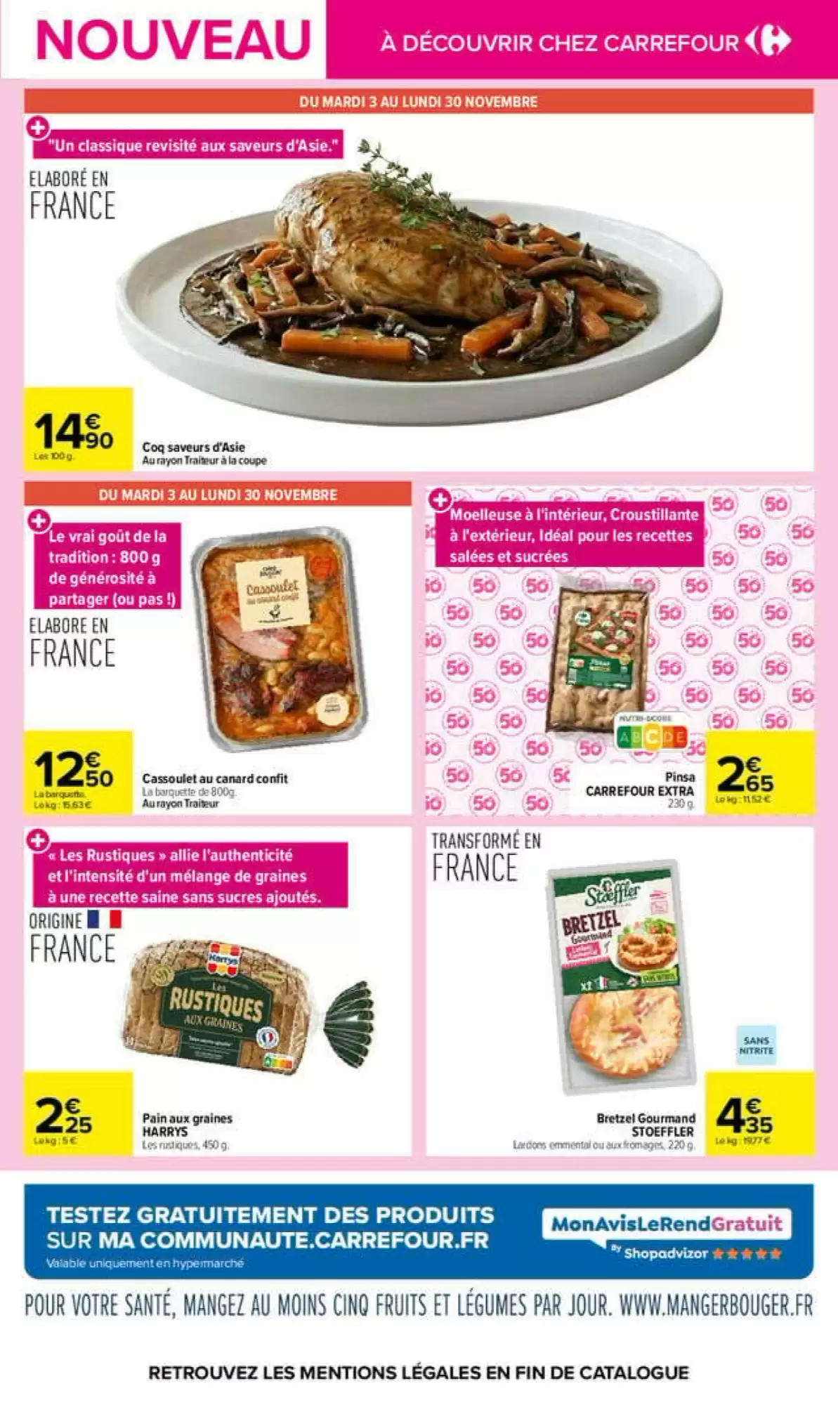 Prospectus promotionnel Carrefour valable à partir du 03/11/2026 - Page 3.
