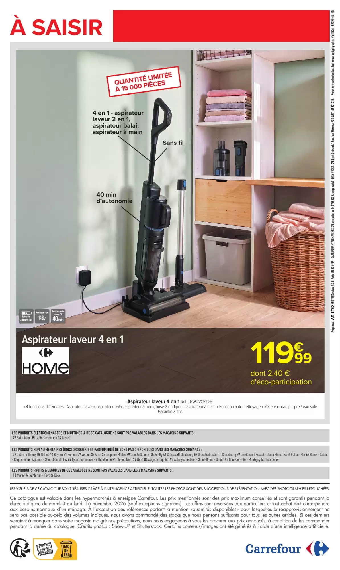 Prospectus promotionnel Carrefour valable à partir du 03/11/2026 - Page 2.