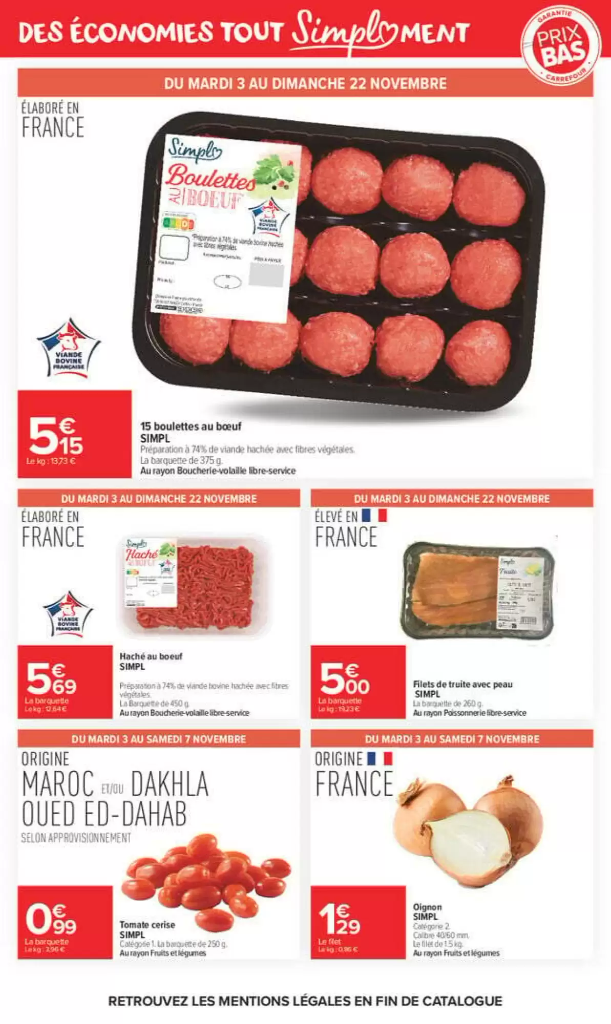 Prospectus promotionnel Carrefour Market valable à partir du 03/11/2026 - Page 2.
