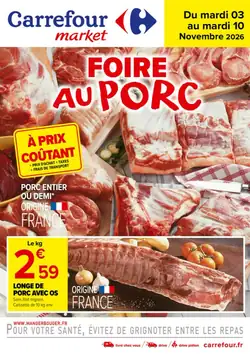 Prospectus promotionnel Carrefour Market valable à partir du 03/11/2026