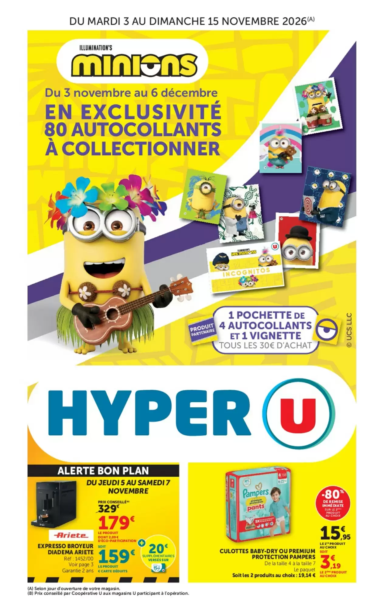 Prospectus promotionnel Hyper U valable à partir du 03/11/2026 - Page 1.