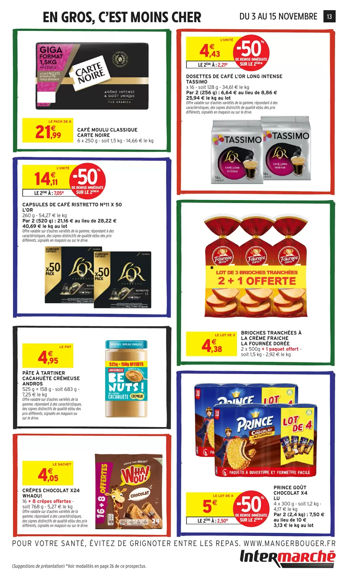 Prospectus promotionnel Intermarché valable à partir du 03/11/2026 - Page 13.