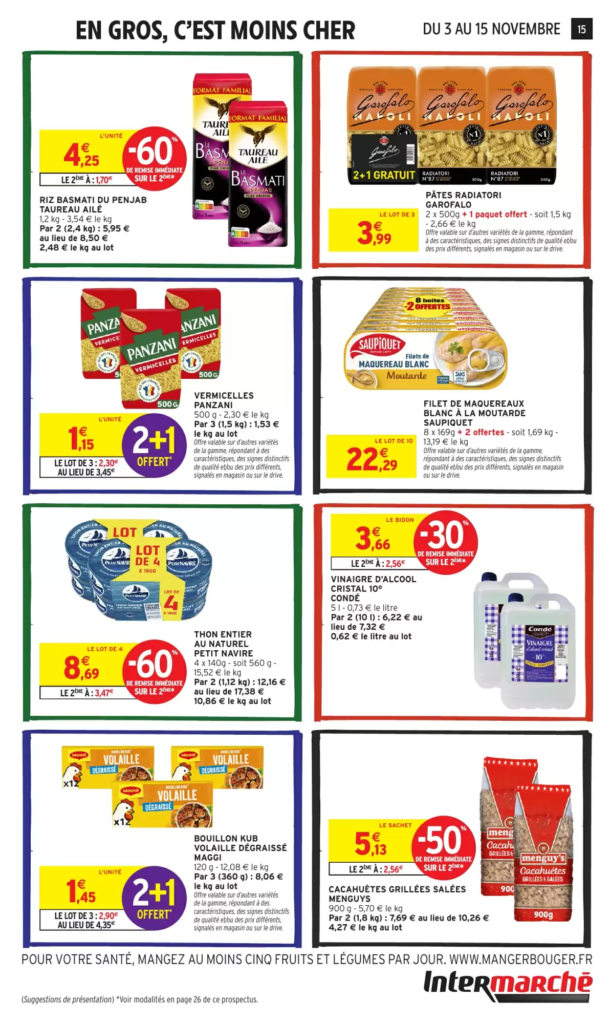 Prospectus promotionnel Intermarché valable à partir du 03/11/2026 - Page 15.