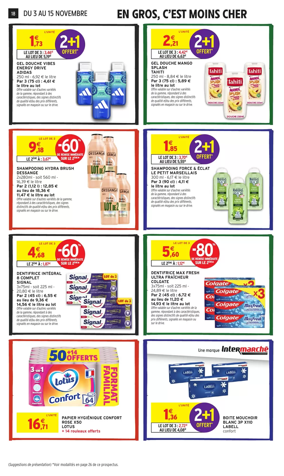 Prospectus promotionnel Intermarché valable à partir du 03/11/2026 - Page 18.