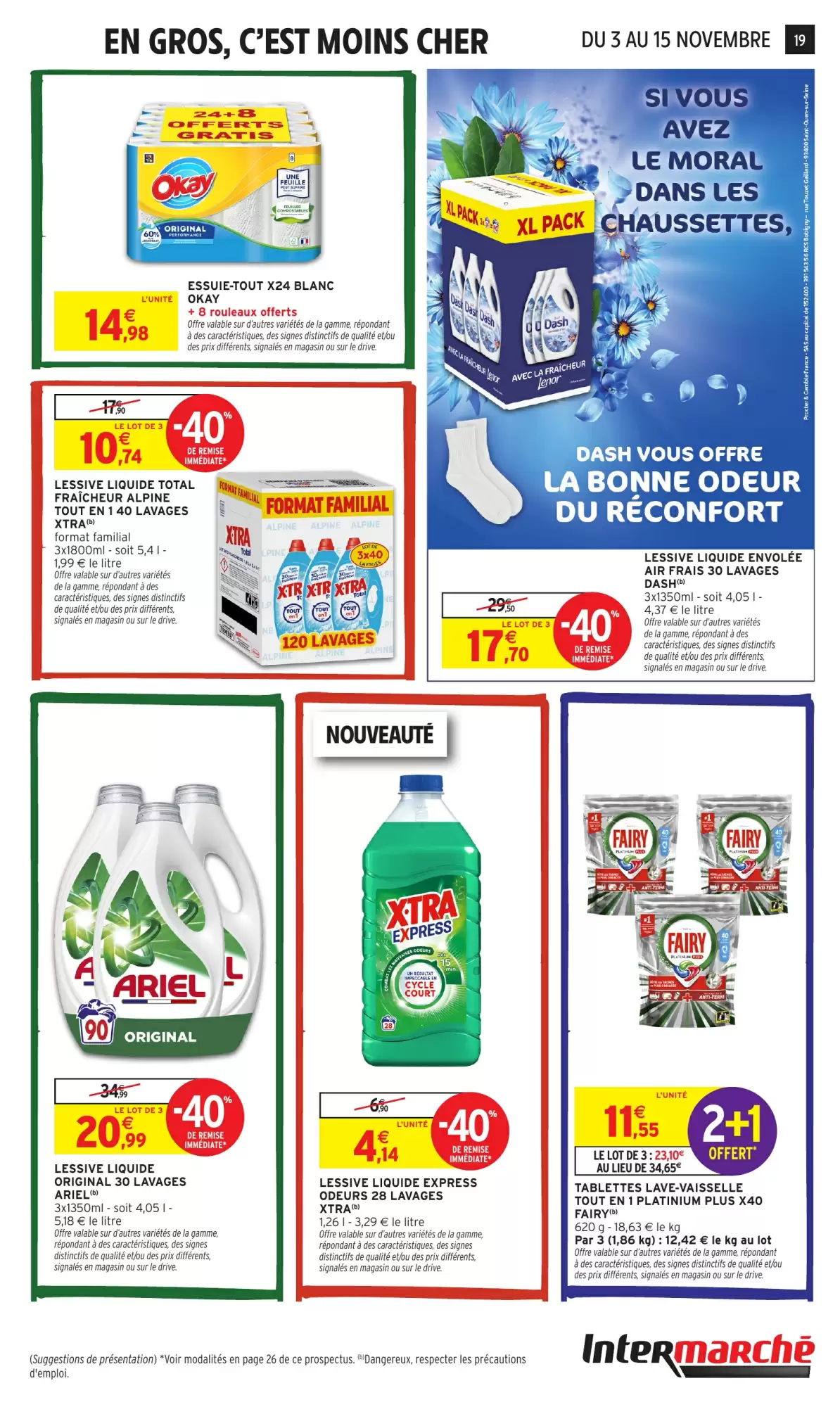 Prospectus promotionnel Intermarché valable à partir du 03/11/2026 - Page 19.