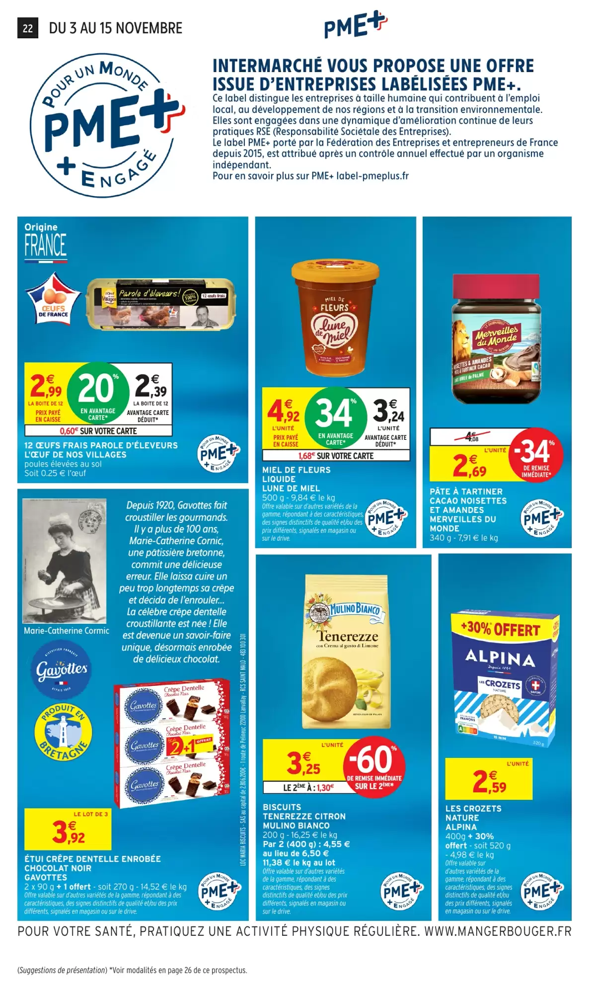 Prospectus promotionnel Intermarché valable à partir du 03/11/2026 - Page 22.