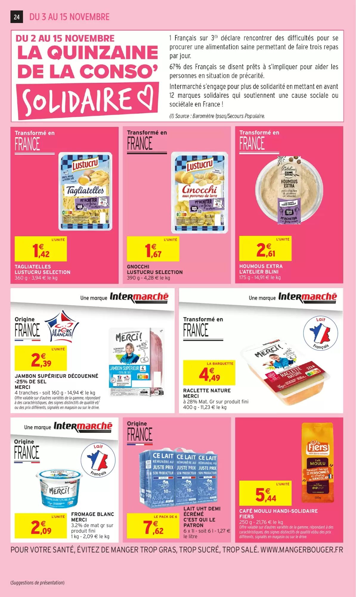 Prospectus promotionnel Intermarché valable à partir du 03/11/2026 - Page 24.