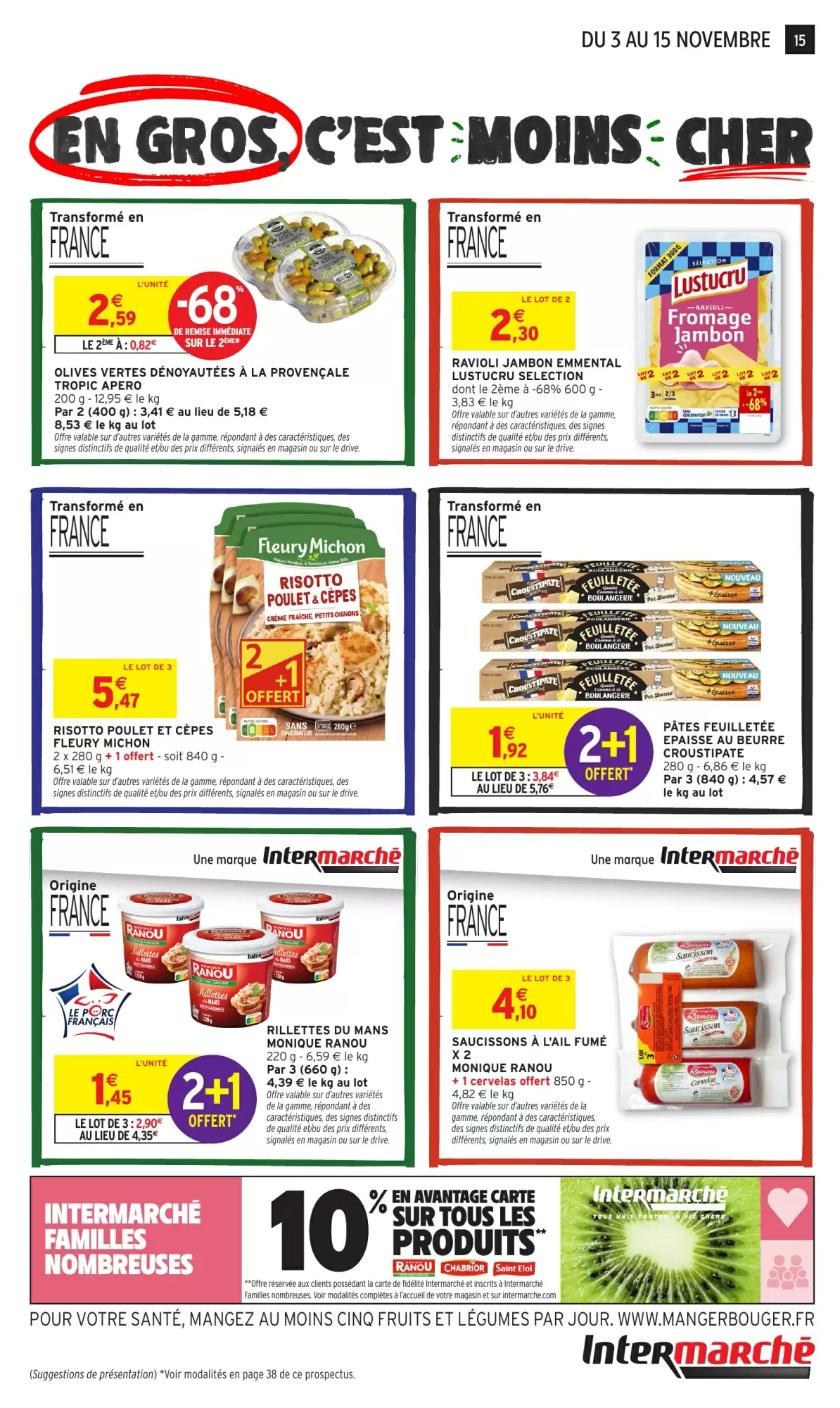 Prospectus promotionnel Intermarché Hyper valable à partir du 03/11/2026 - Page 15.