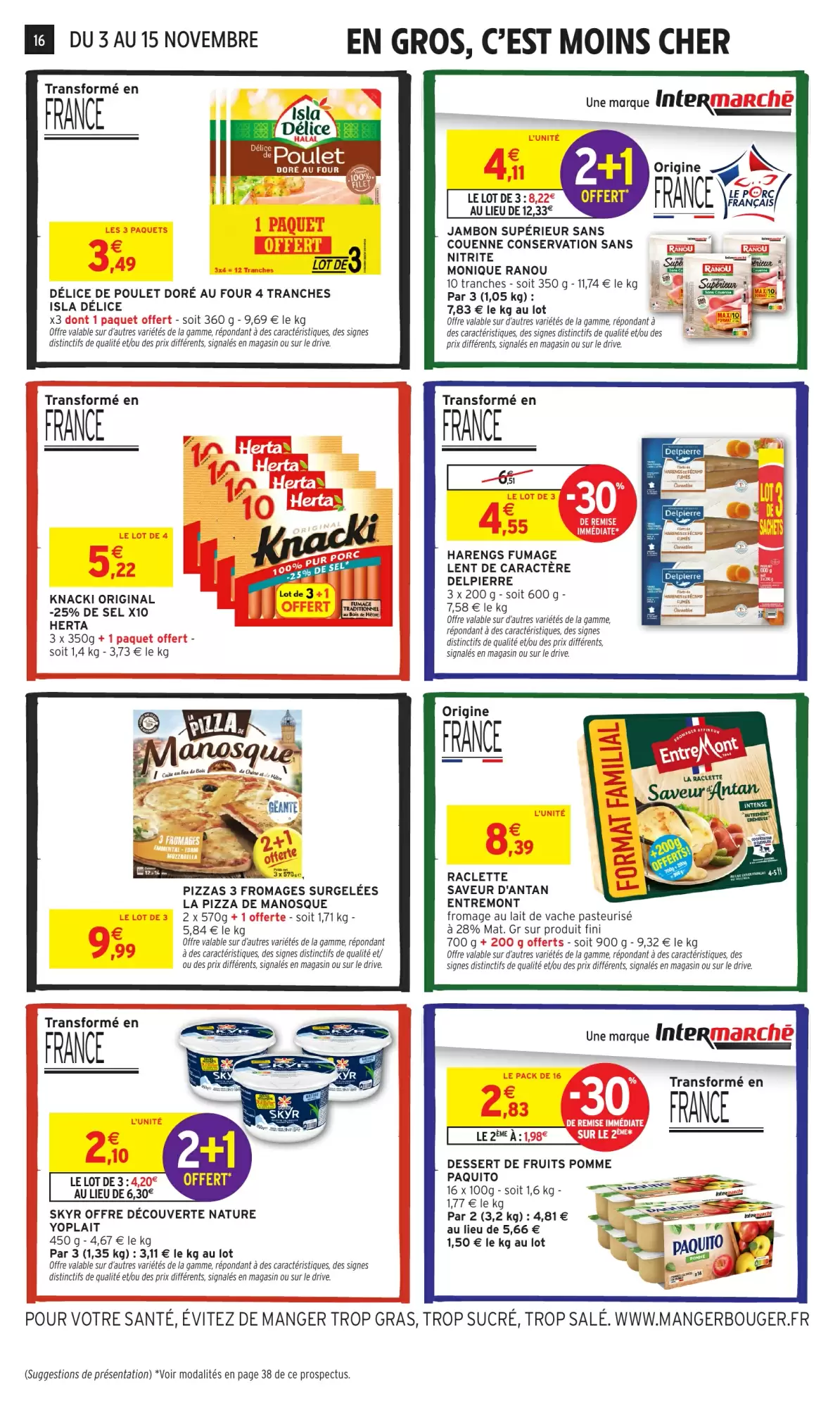 Prospectus promotionnel Intermarché Hyper valable à partir du 03/11/2026 - Page 16.