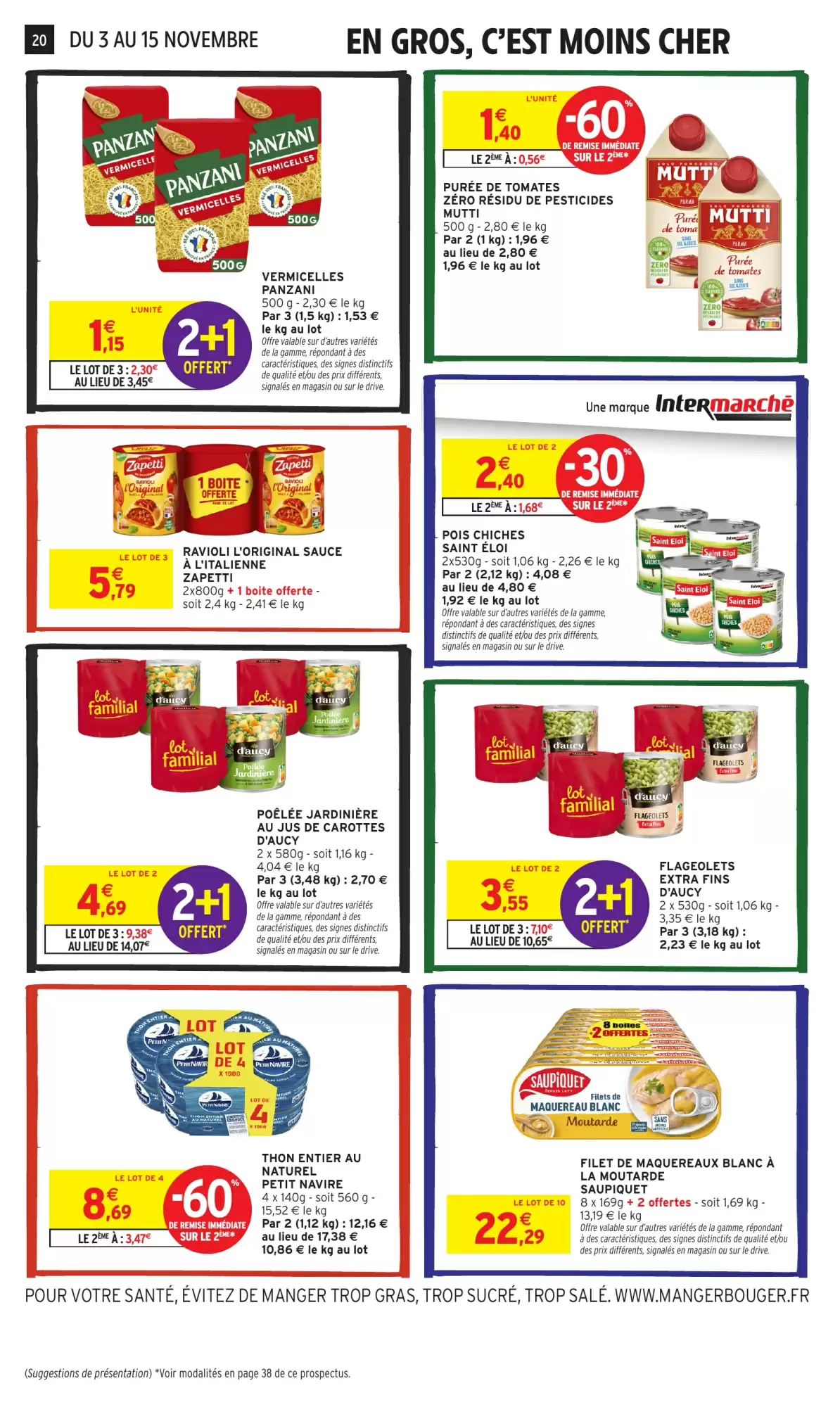 Prospectus promotionnel Intermarché Hyper valable à partir du 03/11/2026 - Page 20.