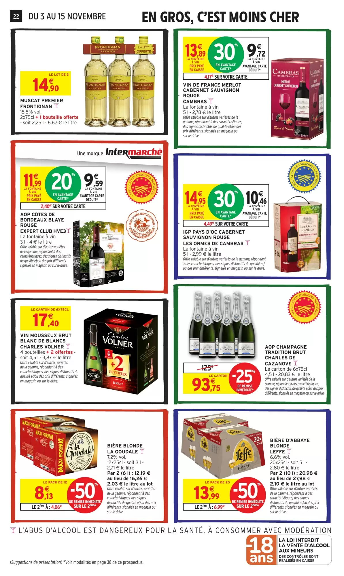 Prospectus promotionnel Intermarché Hyper valable à partir du 03/11/2026 - Page 22.