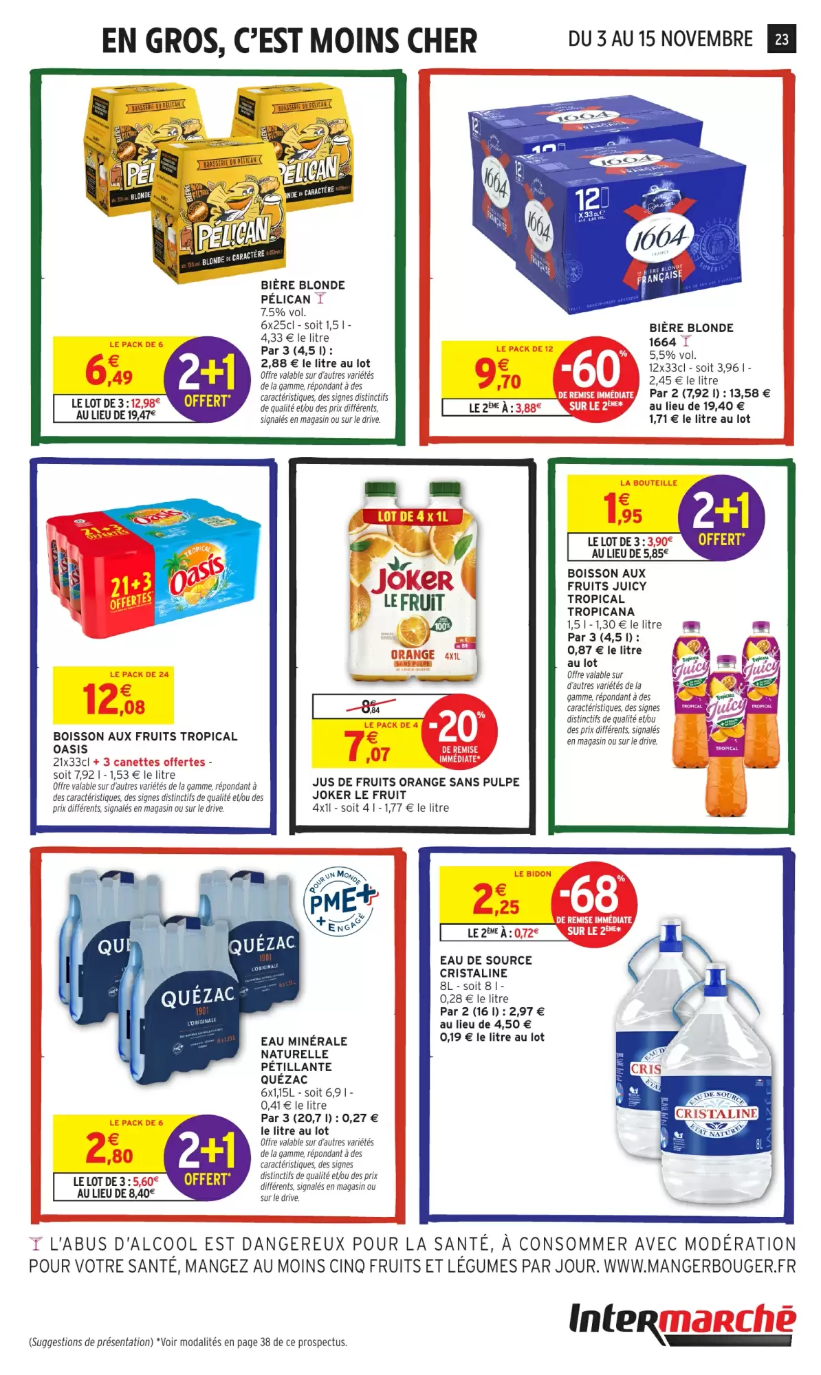 Prospectus promotionnel Intermarché Hyper valable à partir du 03/11/2026 - Page 23.