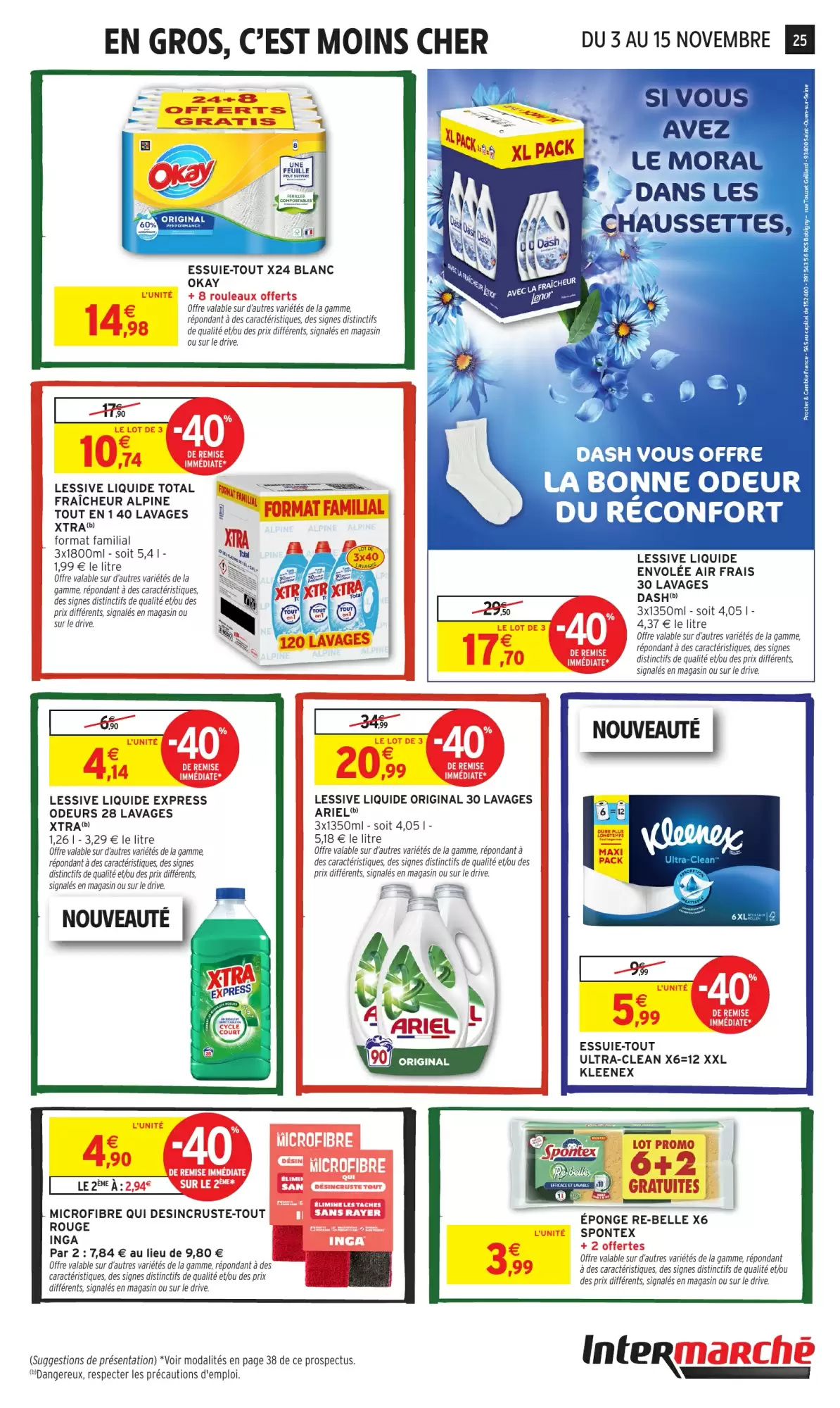 Prospectus promotionnel Intermarché Hyper valable à partir du 03/11/2026 - Page 25.