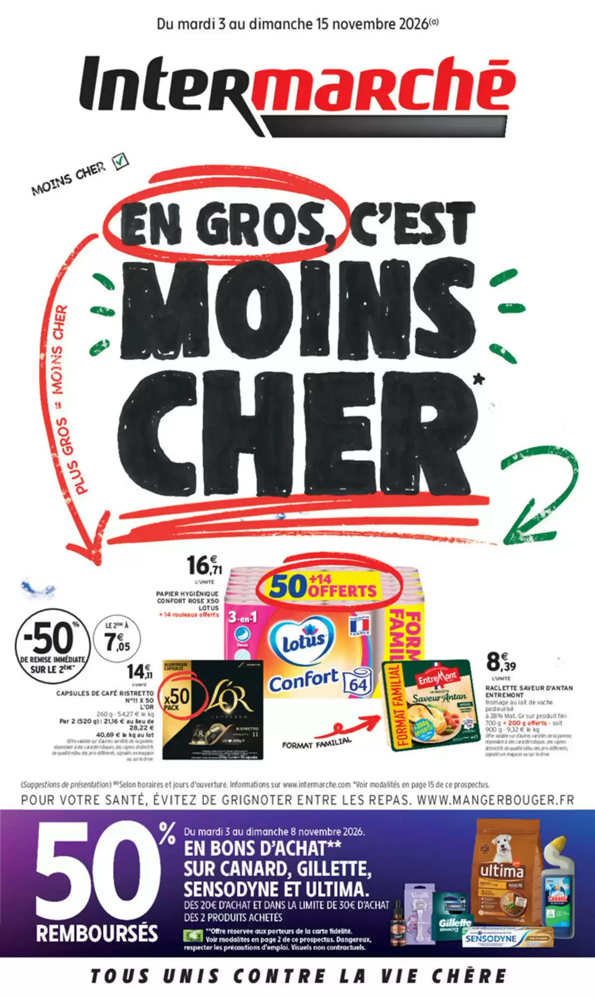 Prospectus promotionnel Intermarché valable à partir du 03/11/2026 - Page 1.