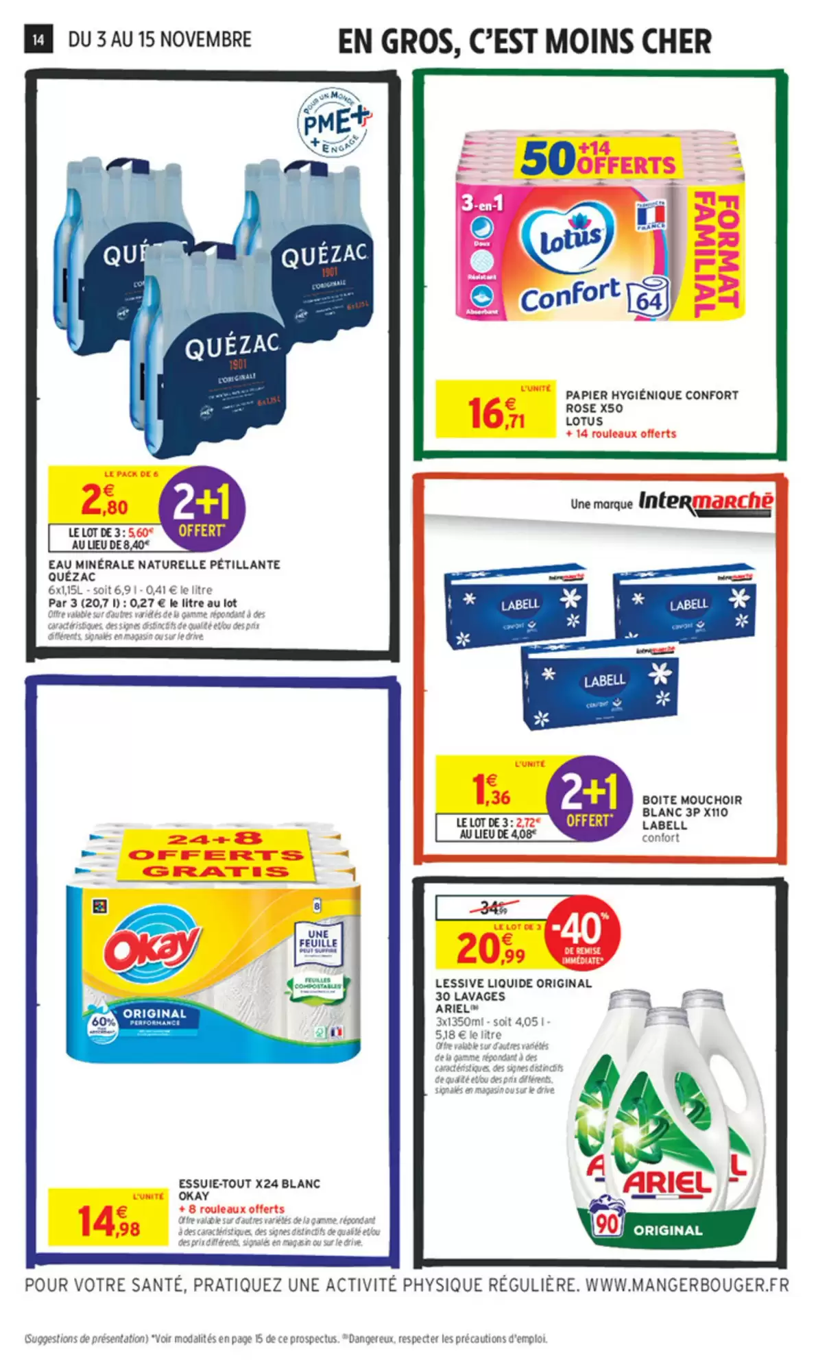 Prospectus promotionnel Intermarché valable à partir du 03/11/2026 - Page 14.