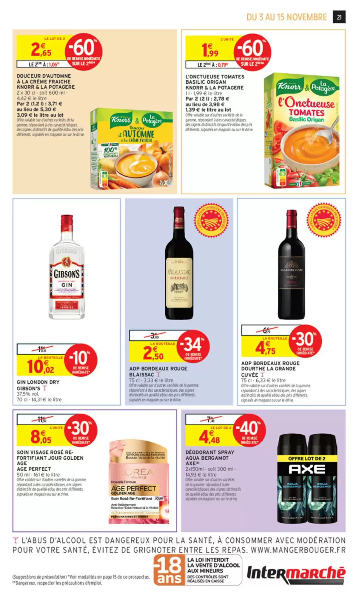 Prospectus promotionnel Intermarché valable à partir du 03/11/2026 - Page 21.
