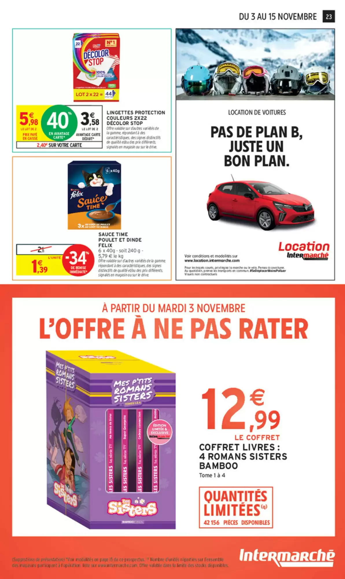 Prospectus promotionnel Intermarché valable à partir du 03/11/2026 - Page 23.