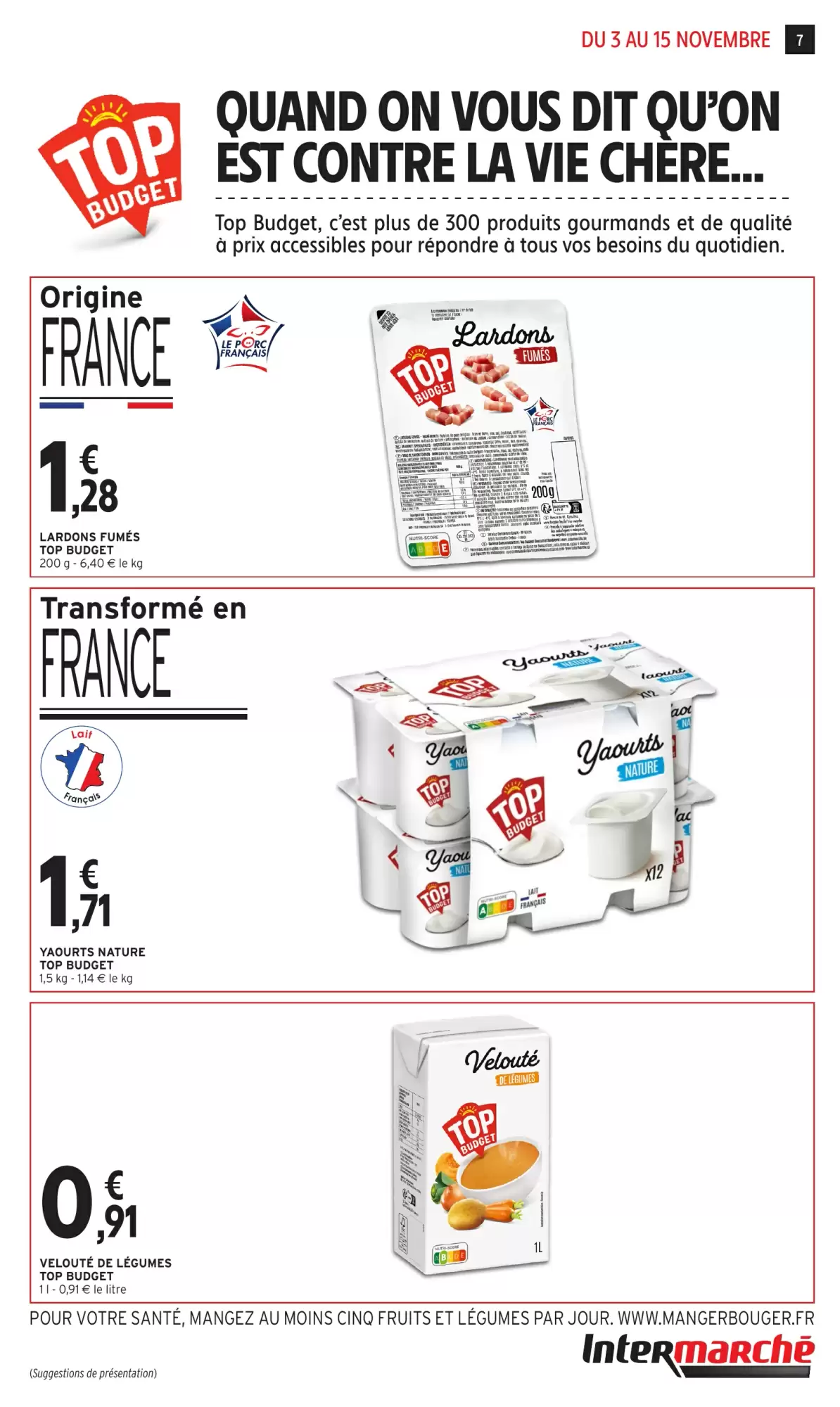 Prospectus promotionnel Intermarché valable à partir du 03/11/2026 - Page 7.