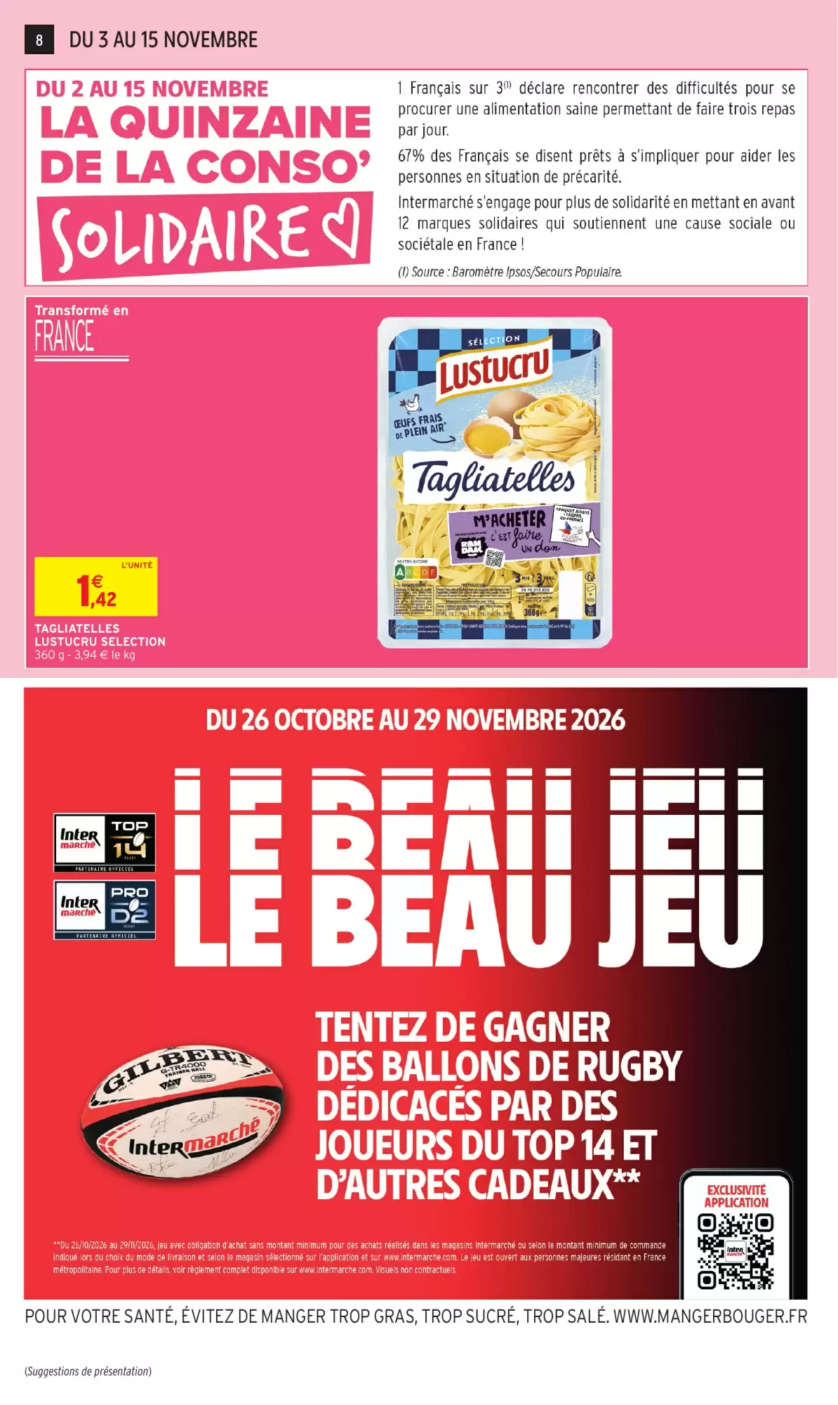 Prospectus promotionnel Intermarché valable à partir du 03/11/2026 - Page 8.