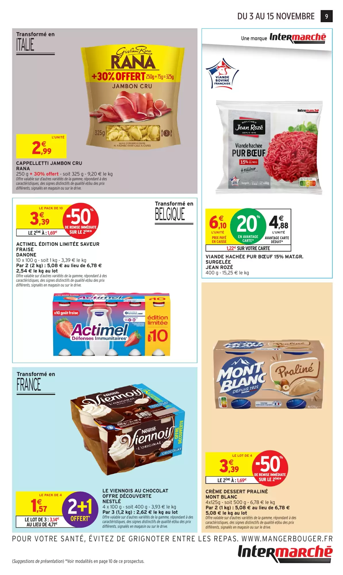 Prospectus promotionnel Intermarché valable à partir du 03/11/2026 - Page 9.