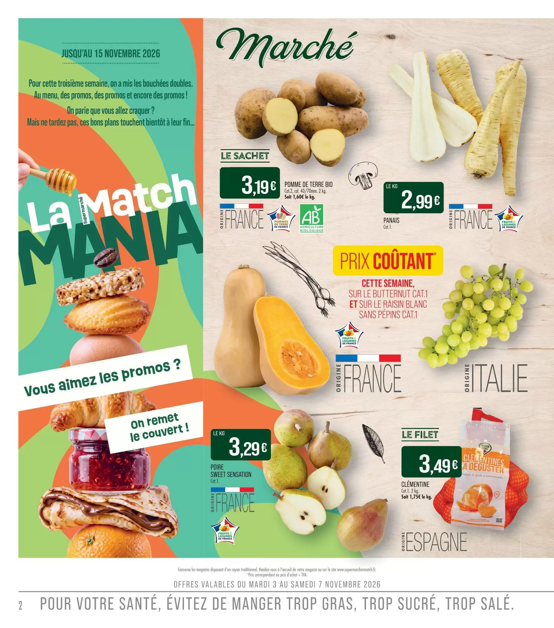 Prospectus promotionnel Match valable à partir du 03/11/2026 - Page 2.