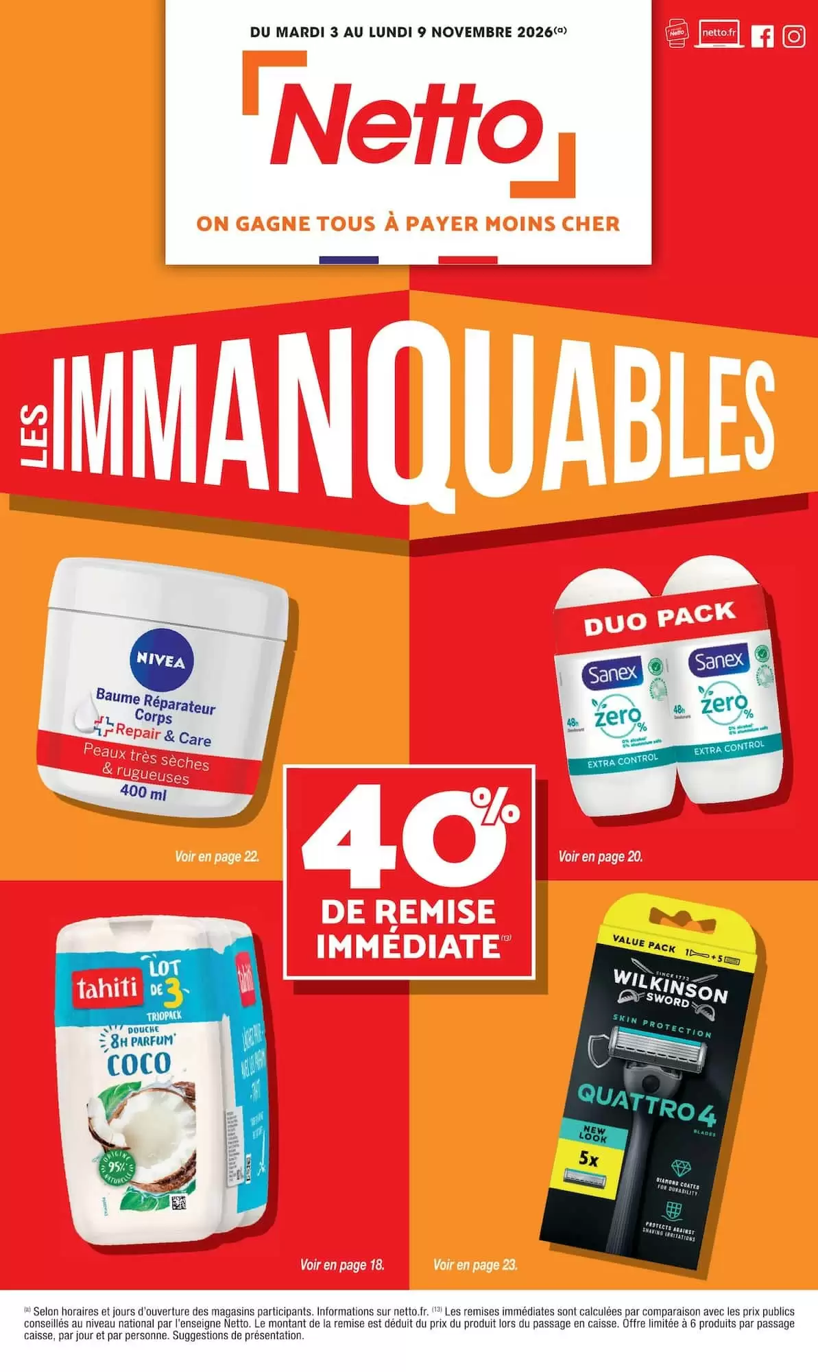 Prospectus promotionnel Netto valable à partir du 03/11/2026 - Page 1.