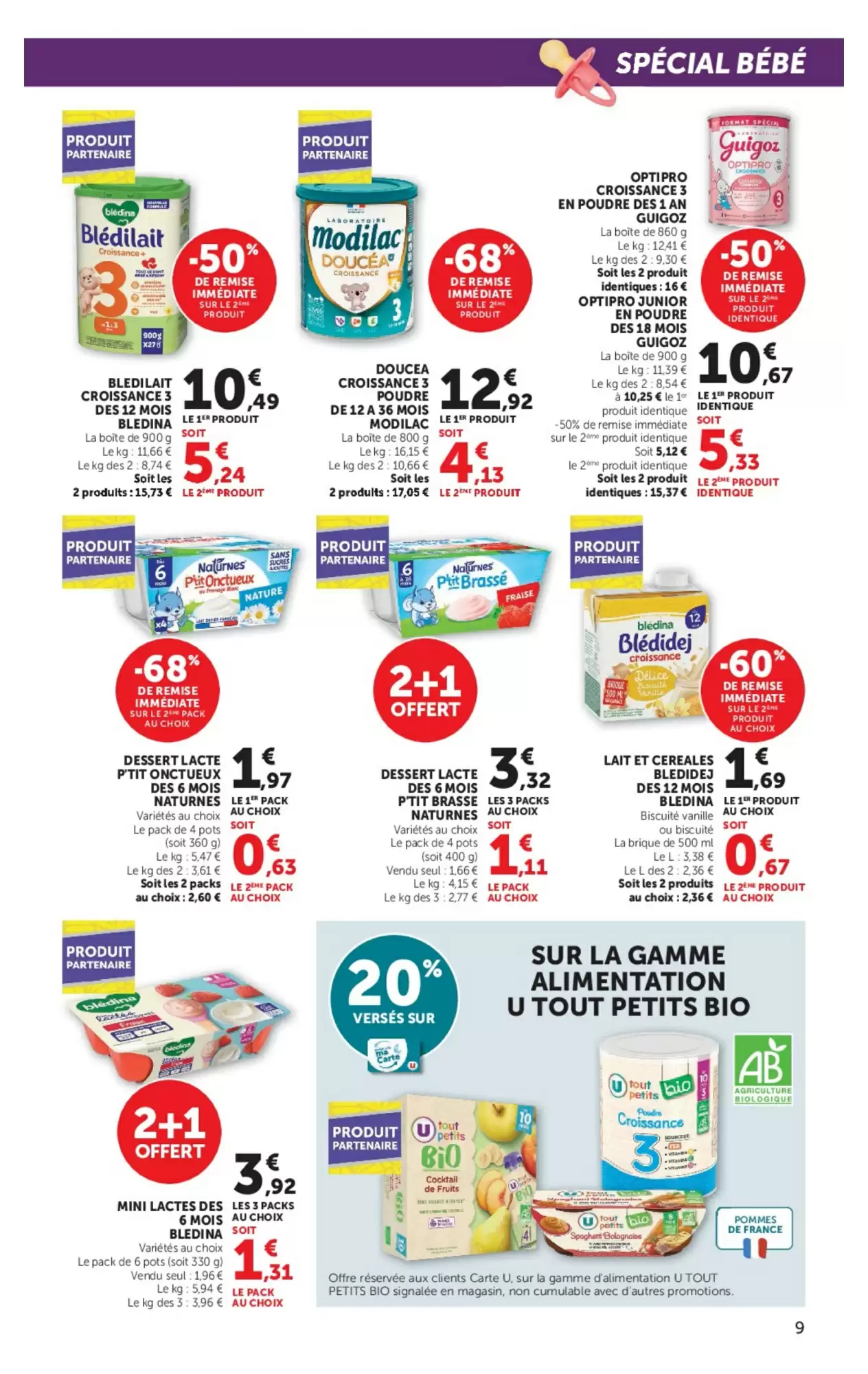 Prospectus promotionnel Super U valable à partir du 03/11/2026 - Page 9.